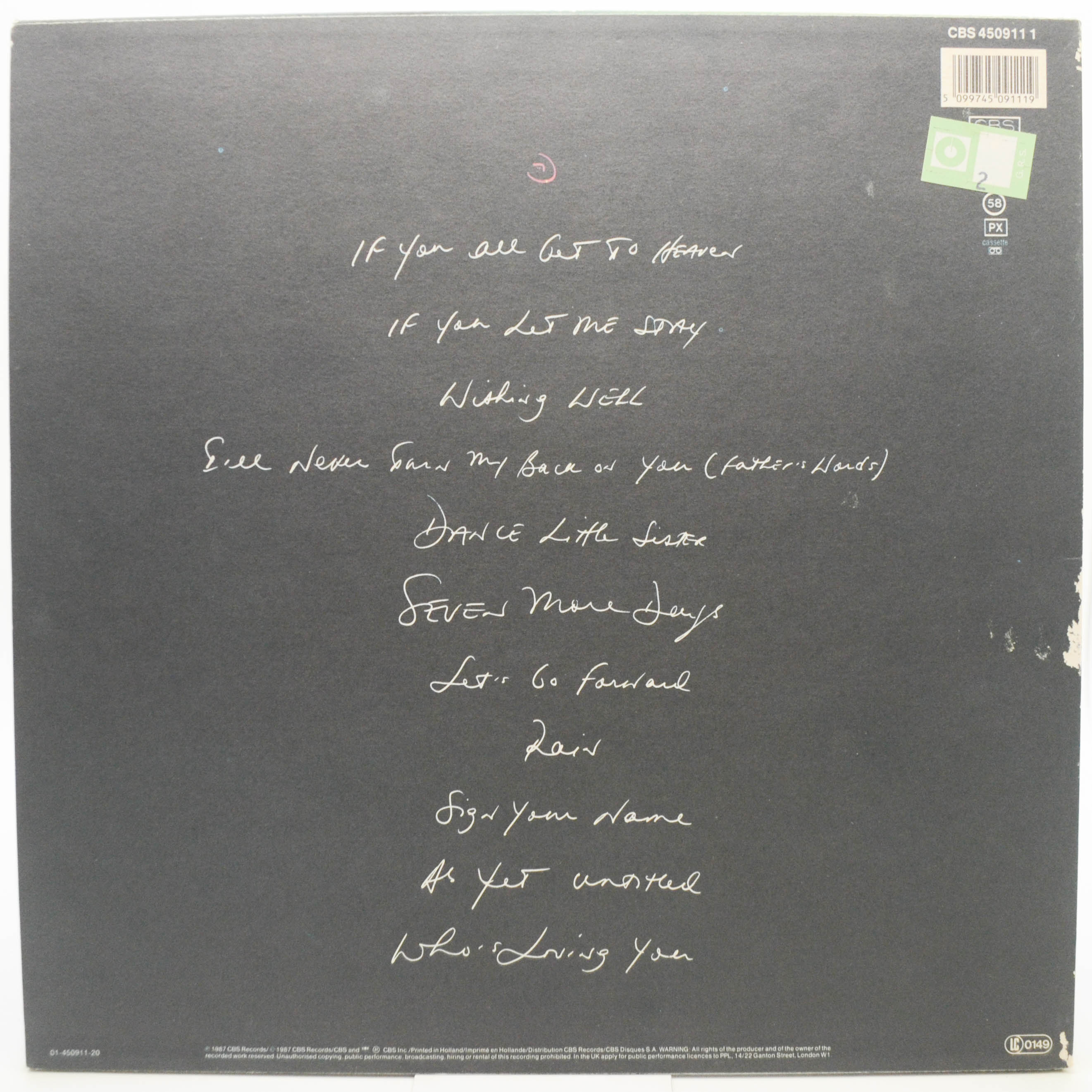 Виниловая пластинка Terence Trent D'Arby — Introducing The Hardline According To Terence Trent D'Arby, 1987