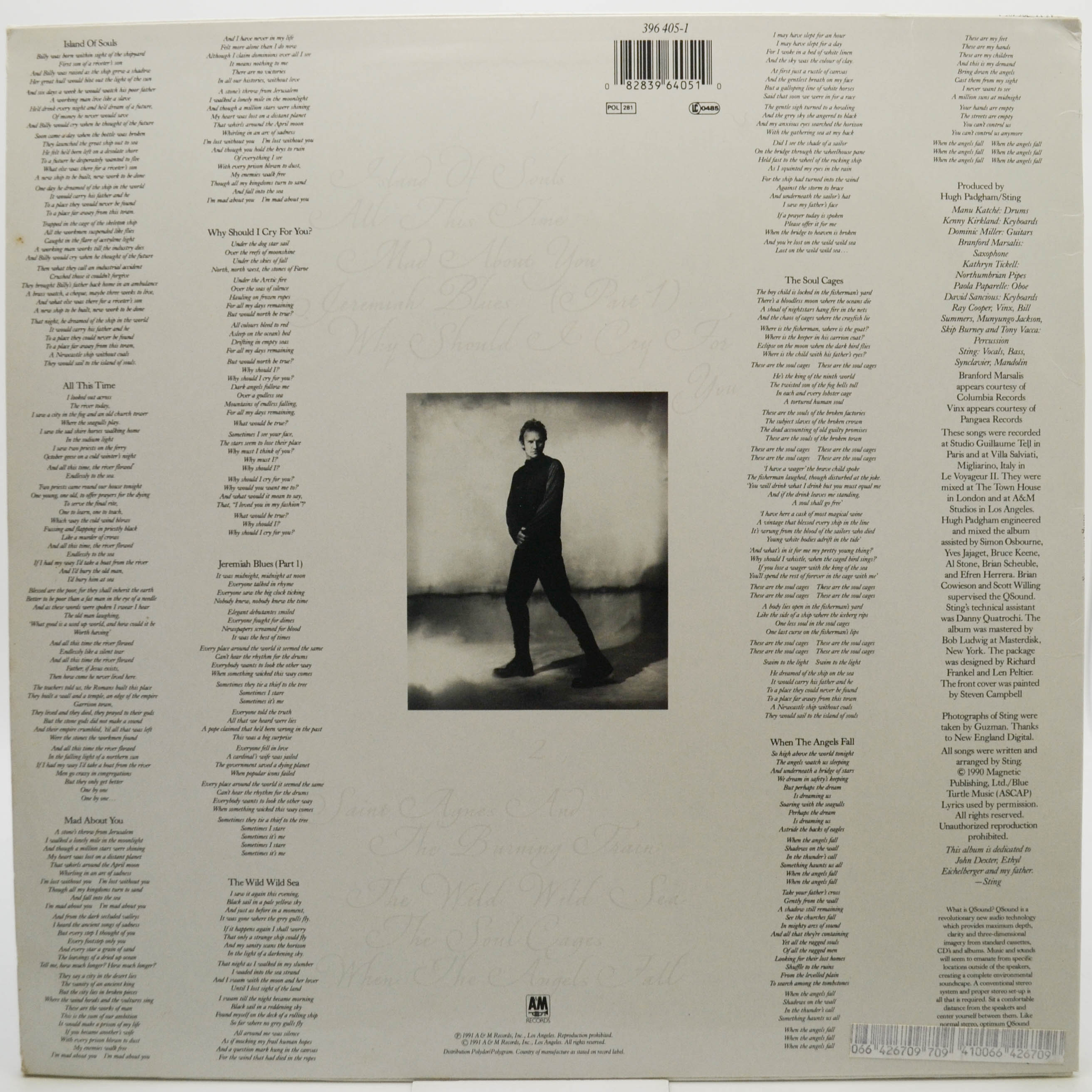 Sting — The Soul Cages, 1991