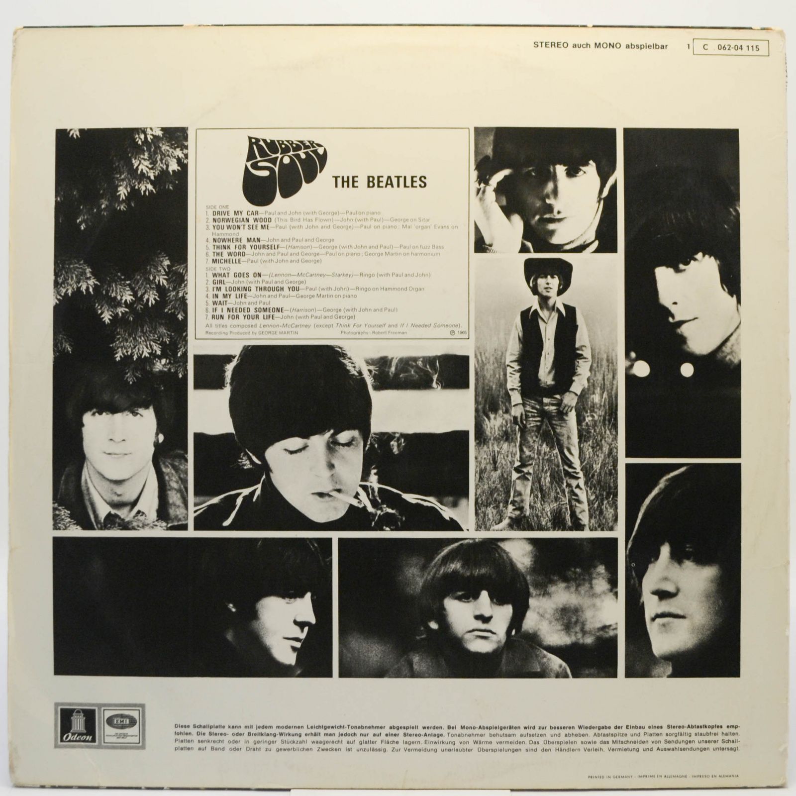 Beatles — Rubber Soul, 1969