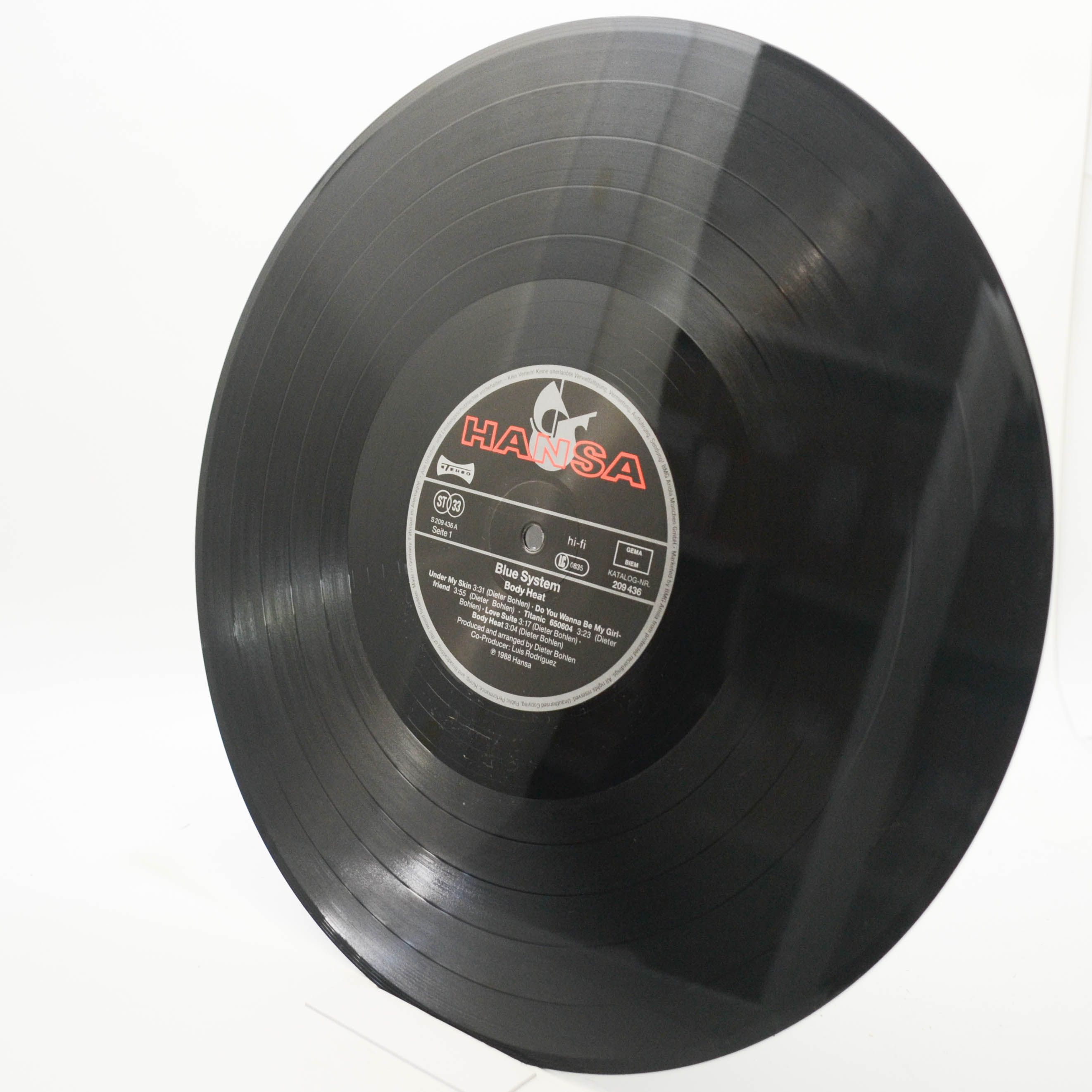 Blue System — Body Heat, 1988