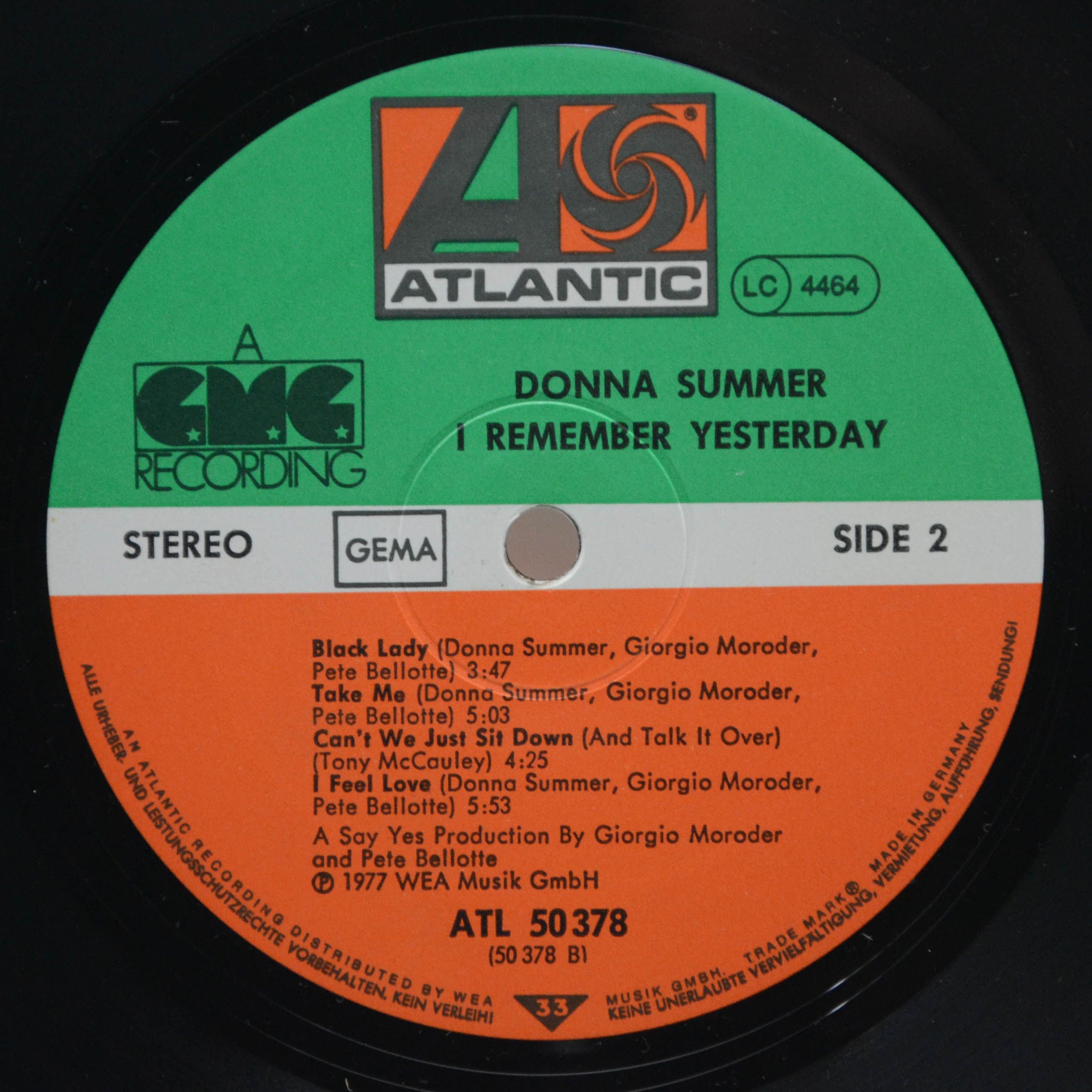 Donna Summer — I Remember Yesterday, 1977