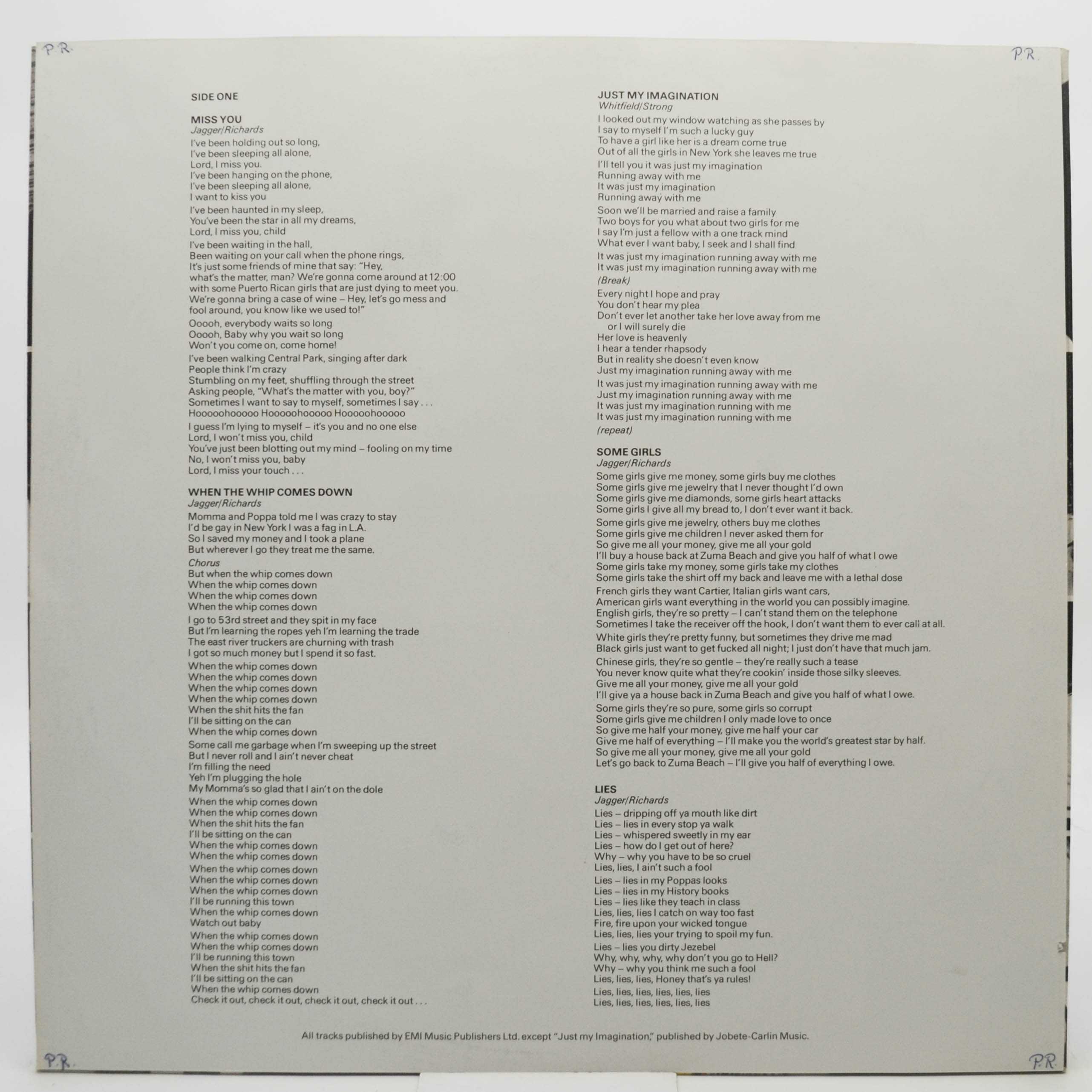 Rolling Stones — Some Girls, 1978