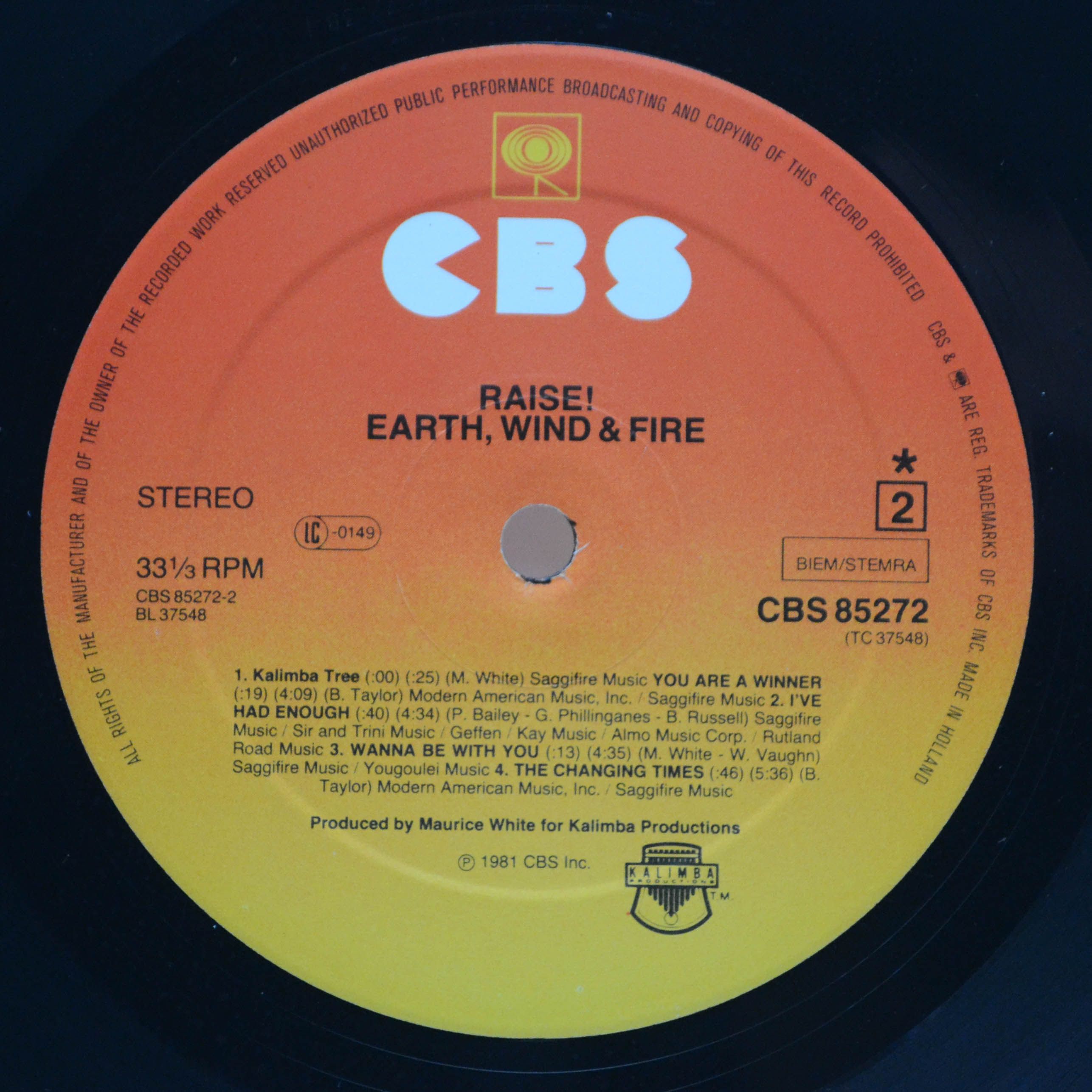 Earth, Wind & Fire — Raise!, 1981