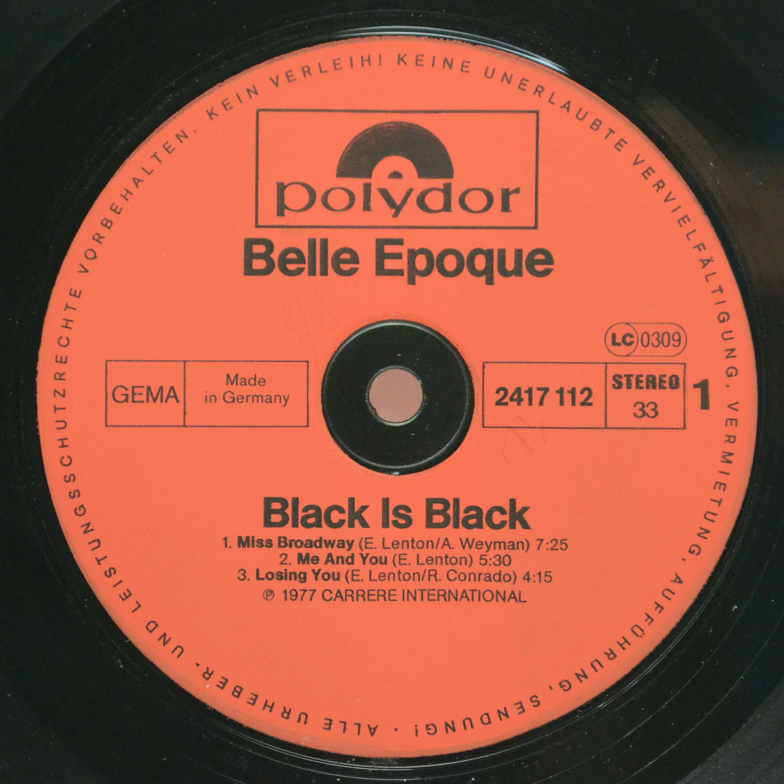 Belle Epoque — Black Is Black, 1977
