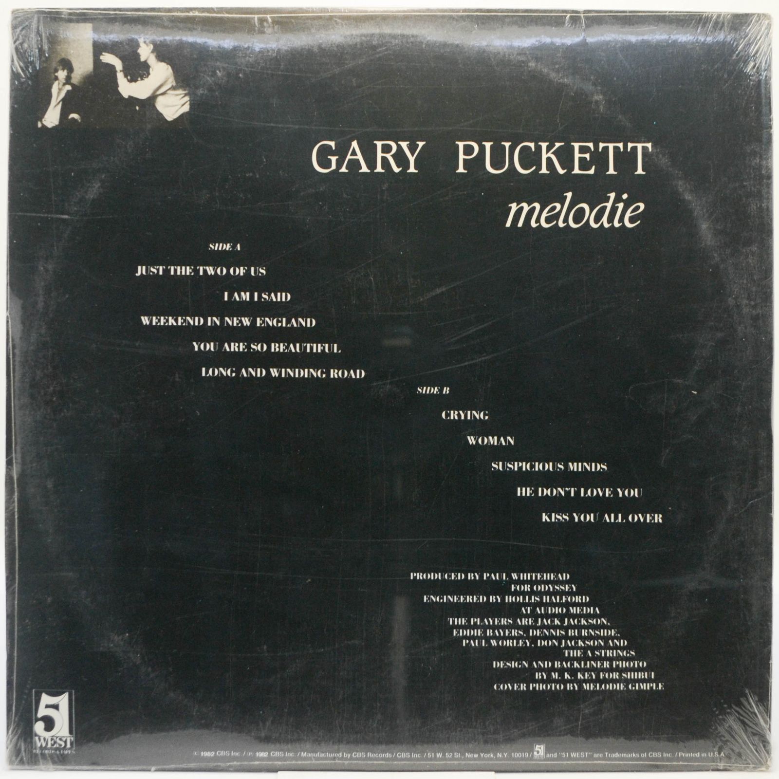 Gary Puckett — Melodie (USA), 1982