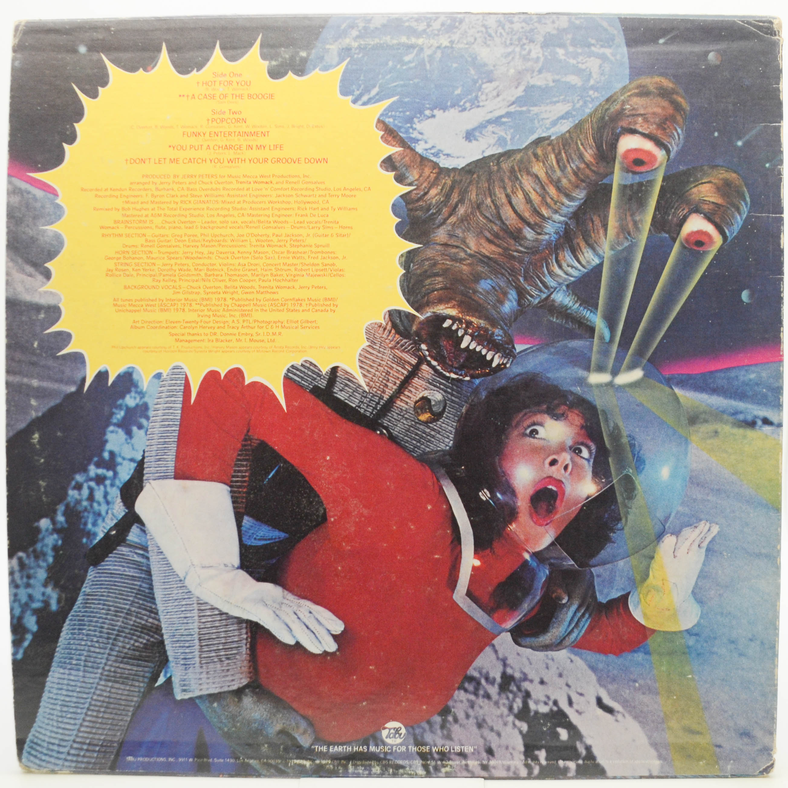 Виниловая пластинка Brainstorm — Funky Entertainment (1-st, USA), 1979