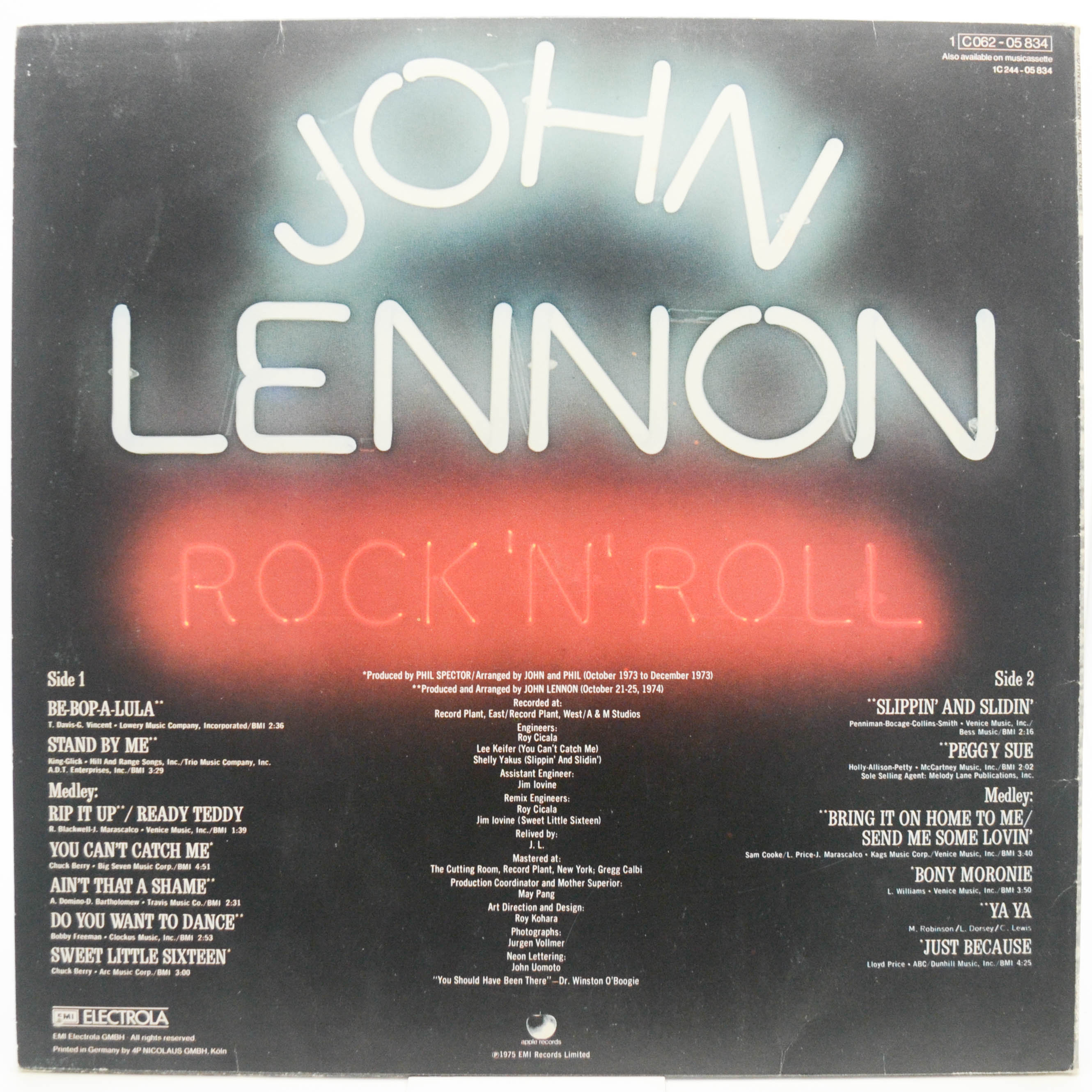 John Lennon — Rock 'N' Roll, 1975