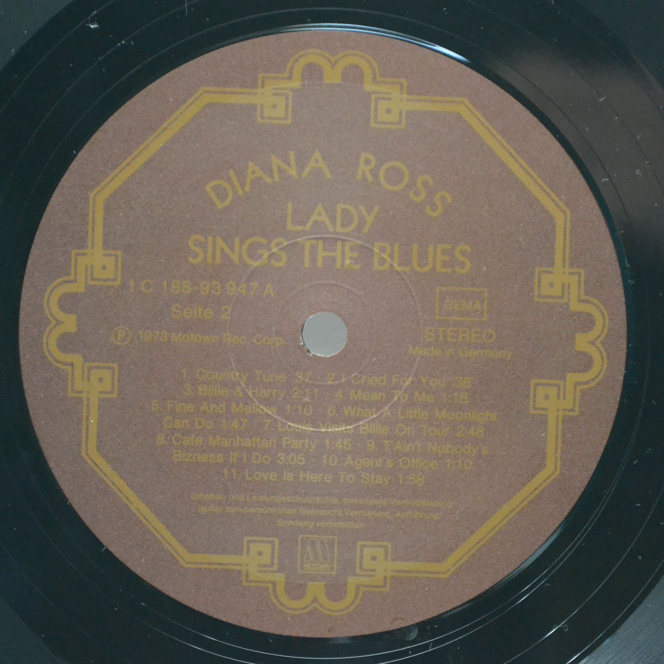 Виниловая пластинка Diana Ross — Lady Sings The Blues (Original Motion Picture Soundtrack) (2LP), 1972