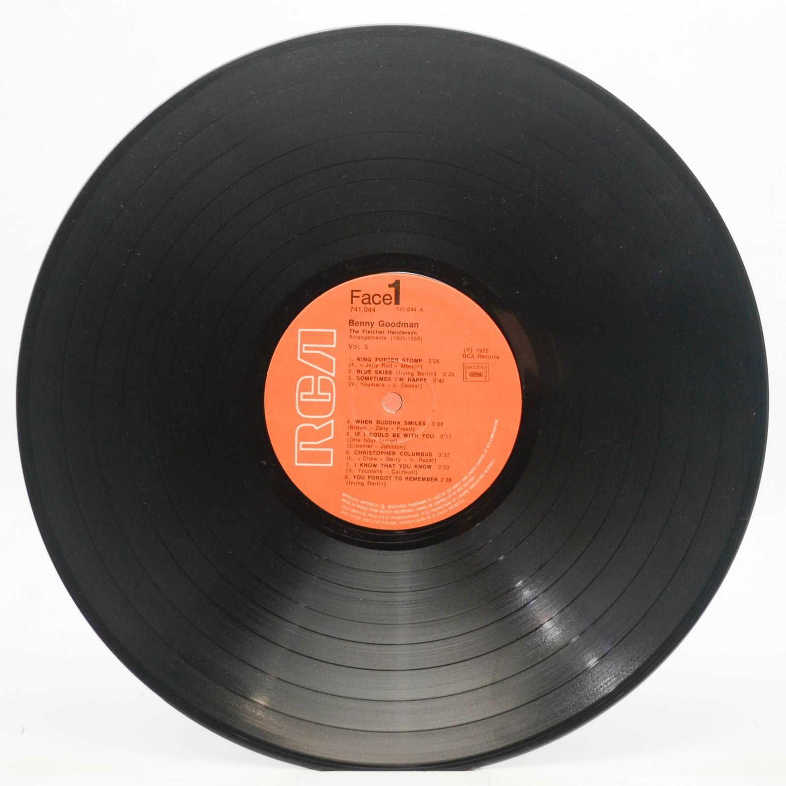 Benny Goodman — Volume 5 (1935-1938) The Fletcher Henderson Arrangements, 1972