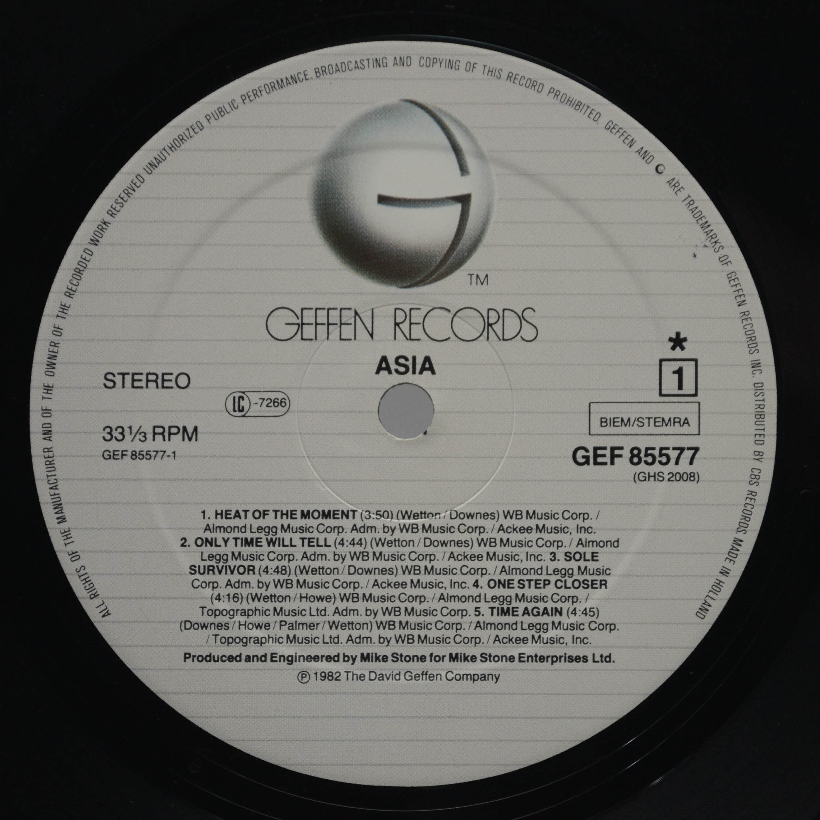 Asia — Asia, 1982