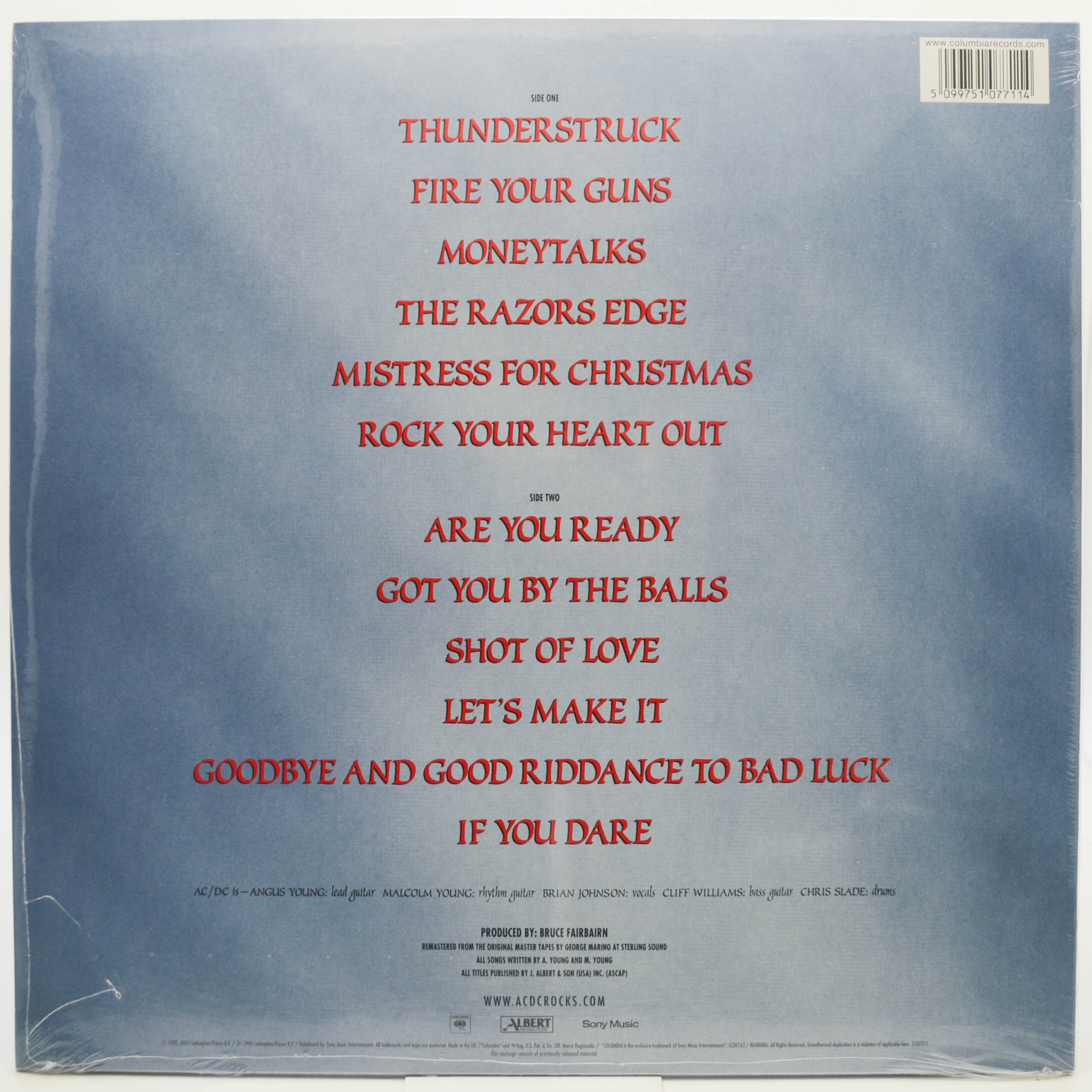 AC/DC — The Razors Edge, 1990