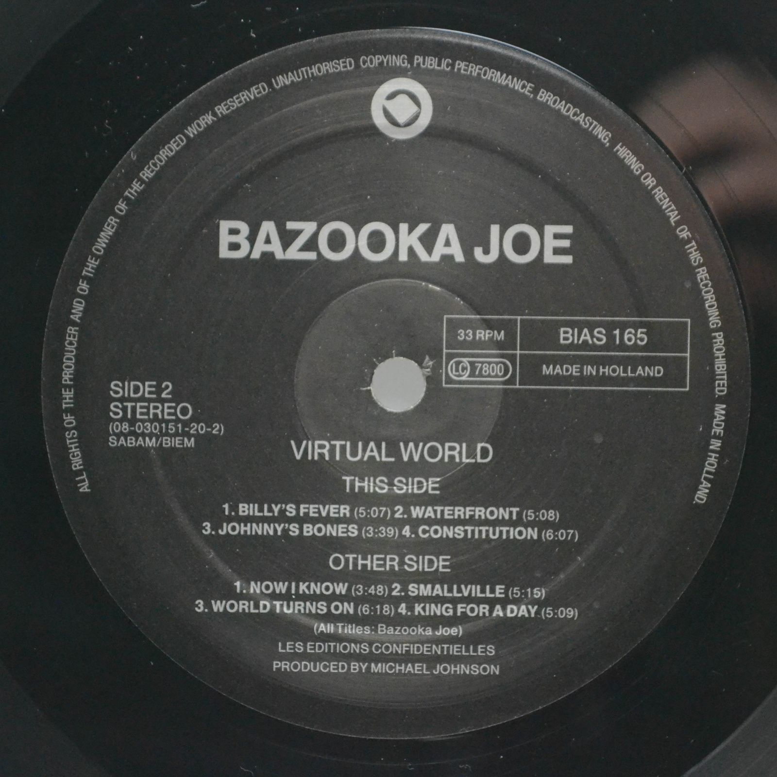 Bazooka Joe — Virtual World, 1990
