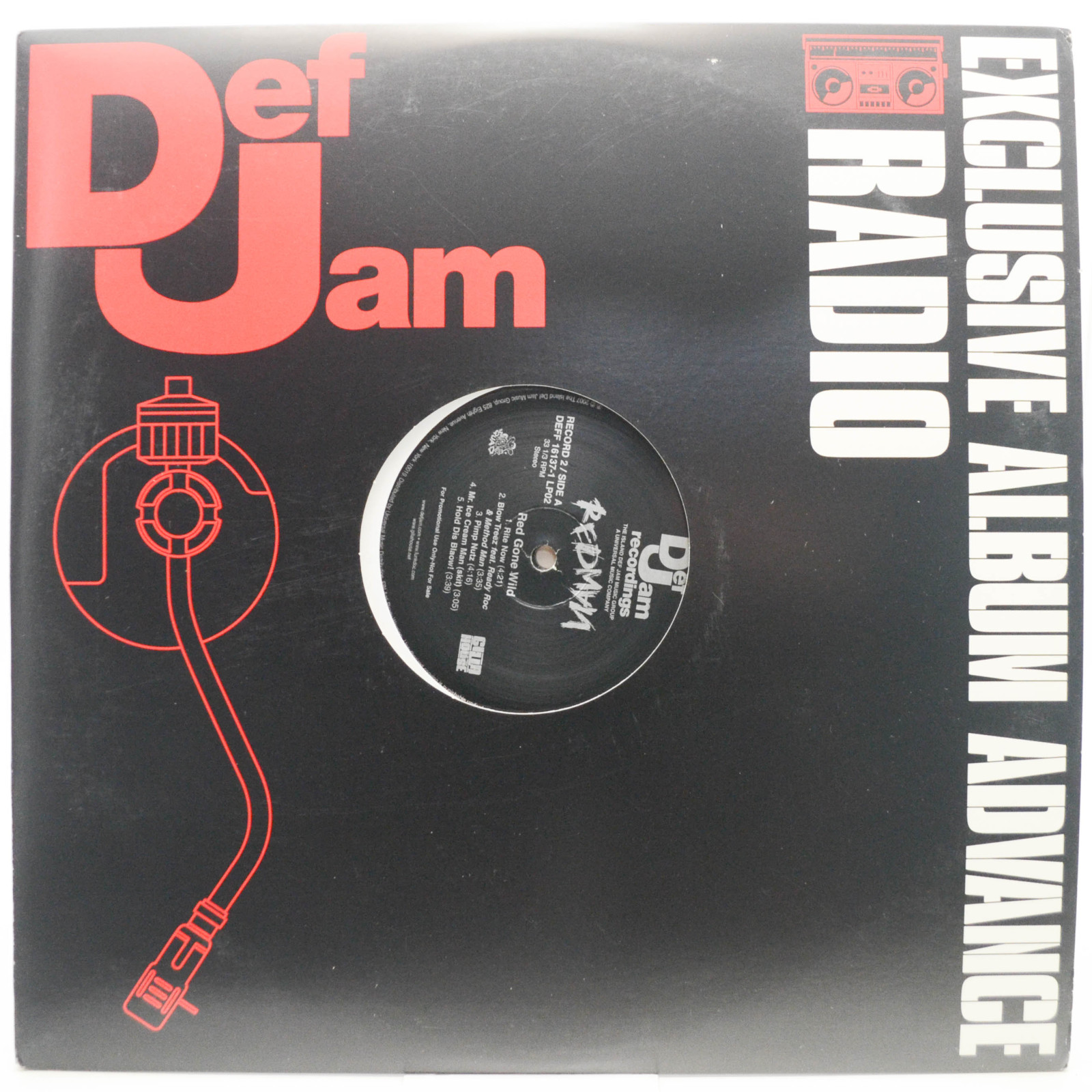 Redman — Red Gone Wild (2LP, 1-st, USA), 2007