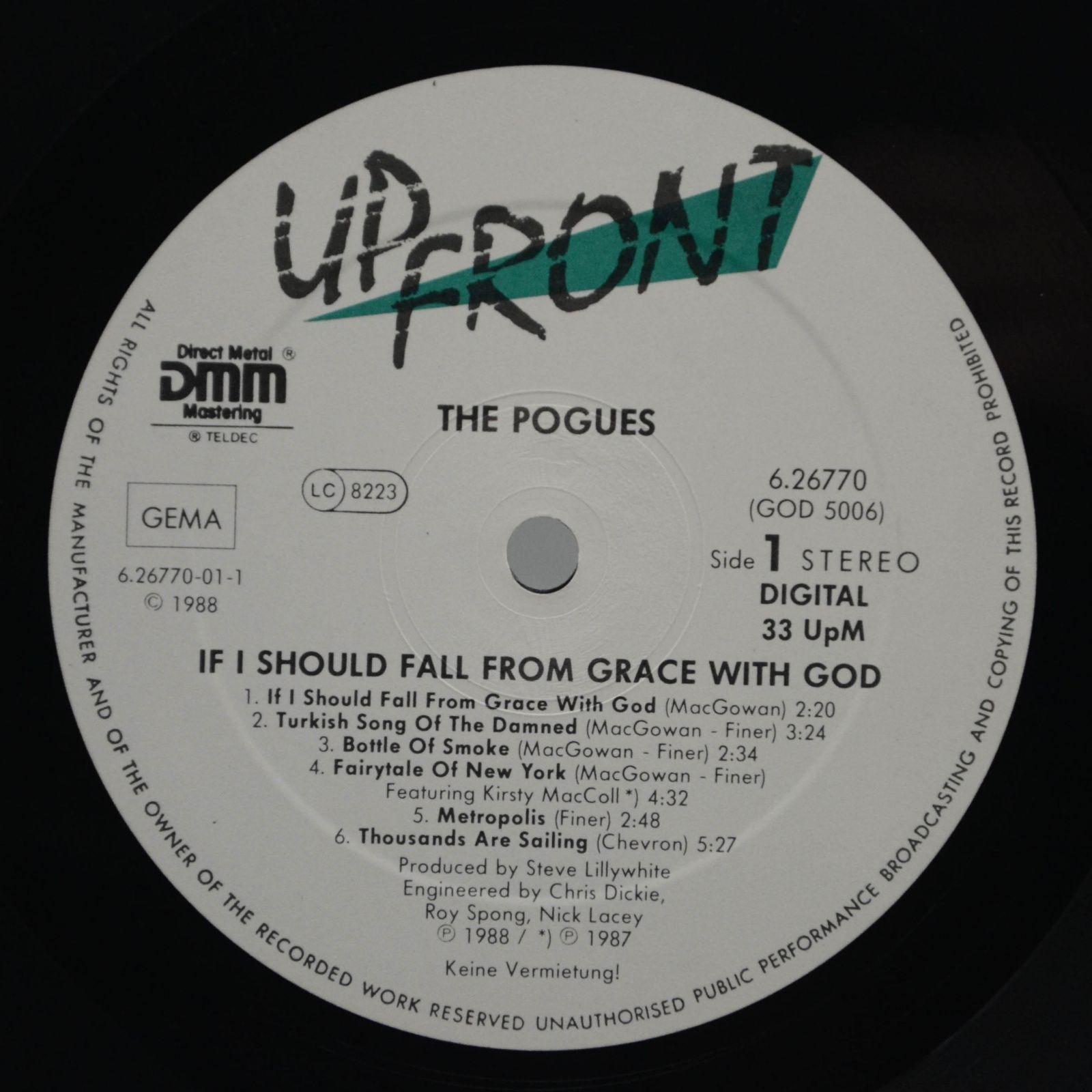Pogues — If I Should Fall From Grace With God, 1988