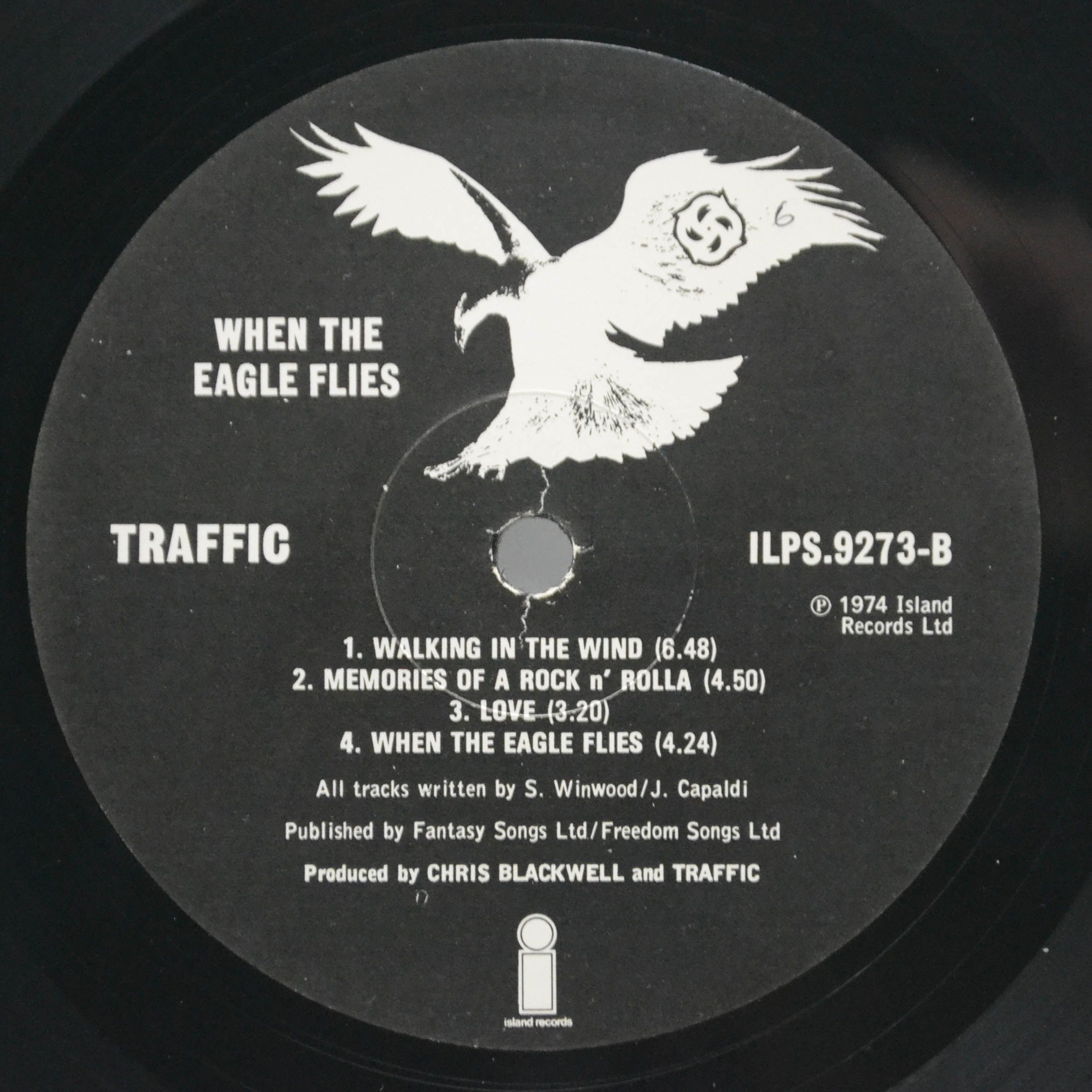 Traffic — When The Eagle Flies (1-st, UK), 1974