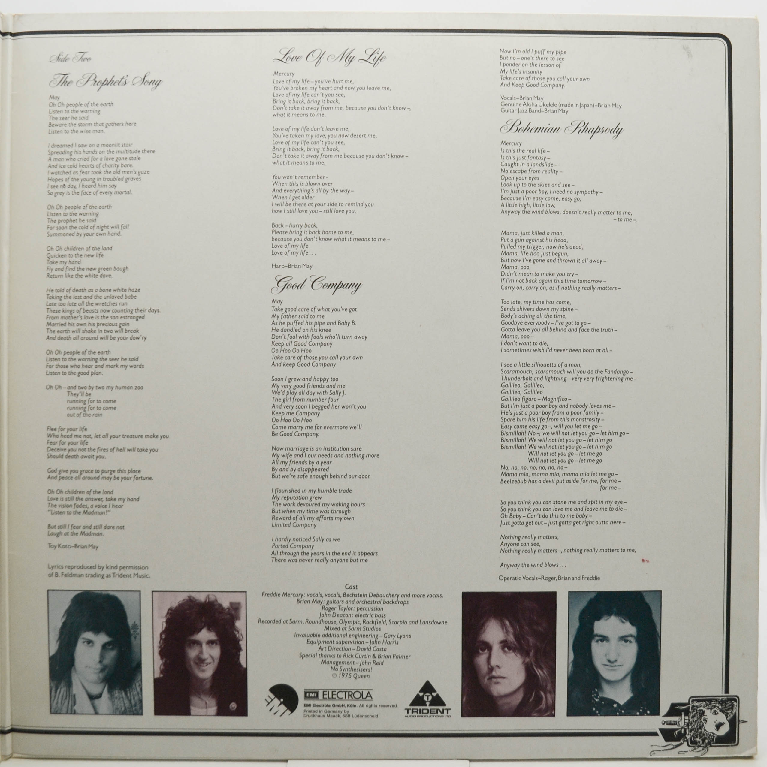 Queen — A Night At The Opera, 1975