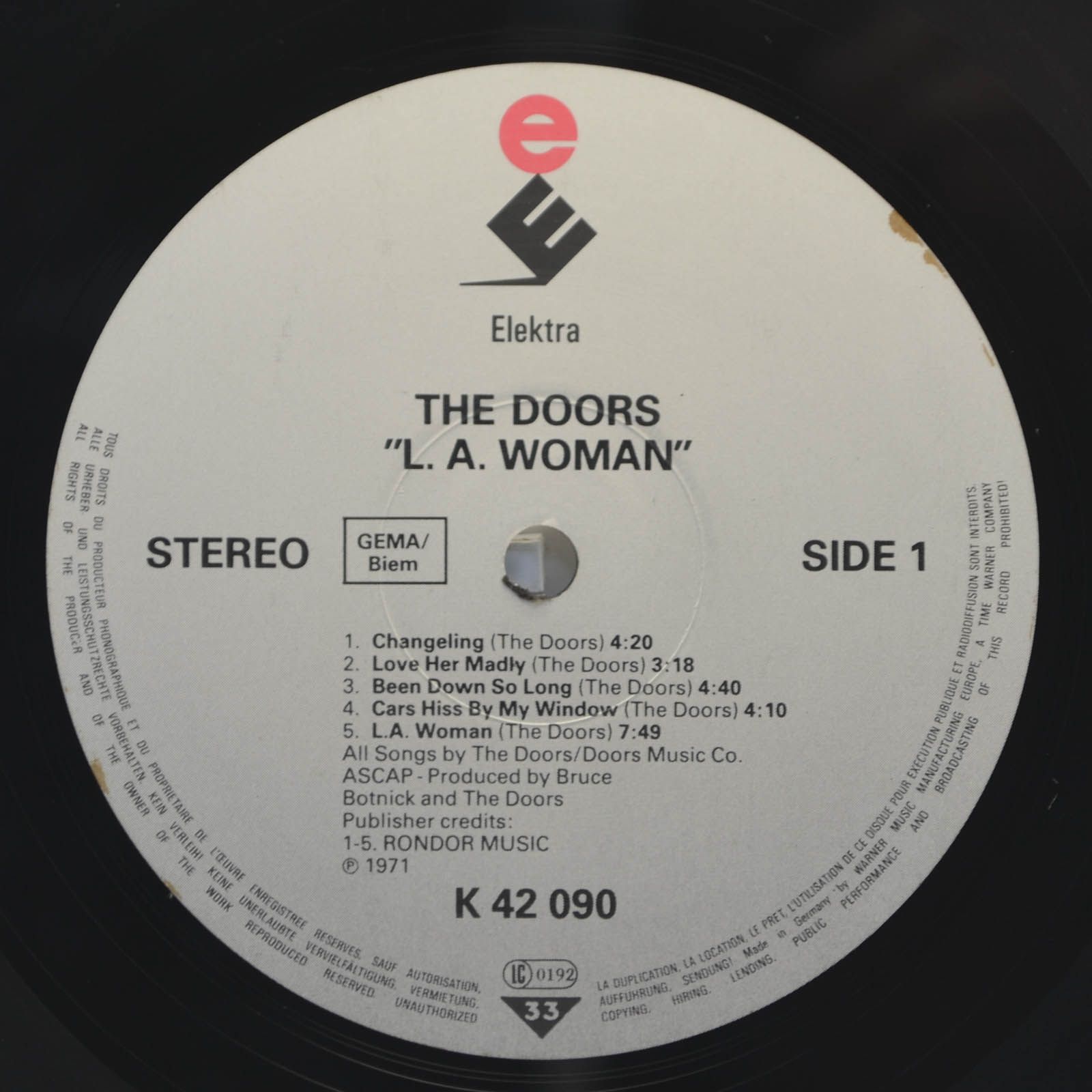 Doors — L.A. Woman, 1971