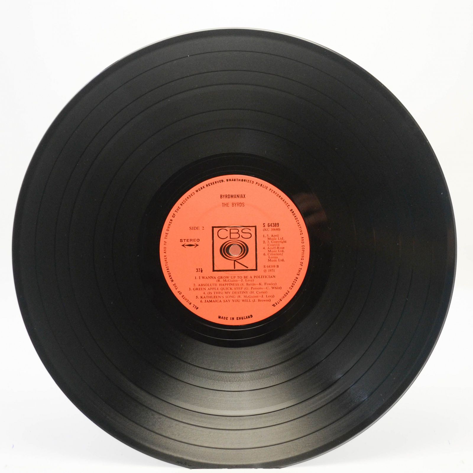 Byrds — Byrdmaniax (UK), 1971