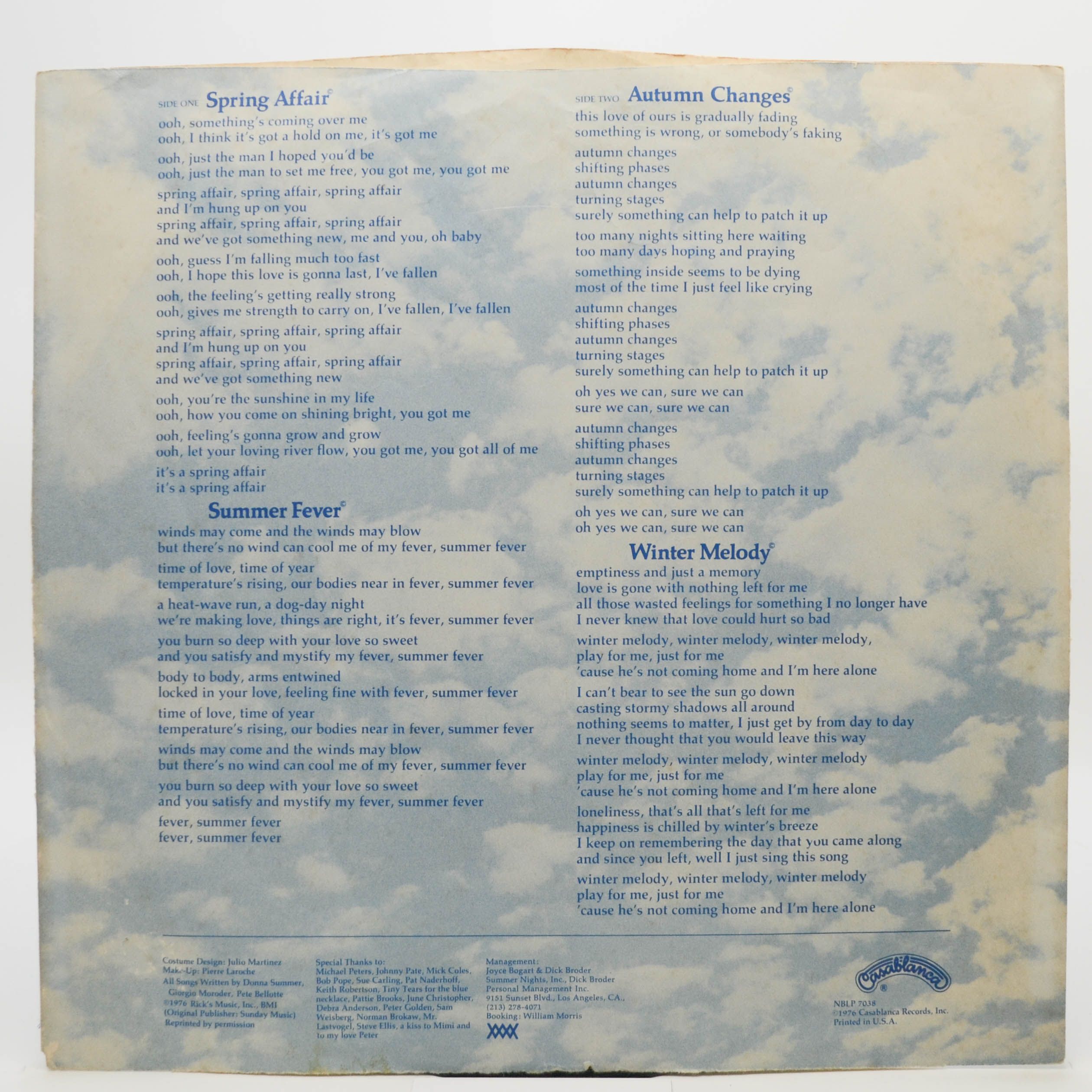 Donna Summer — I Remember Yesterday, 1977