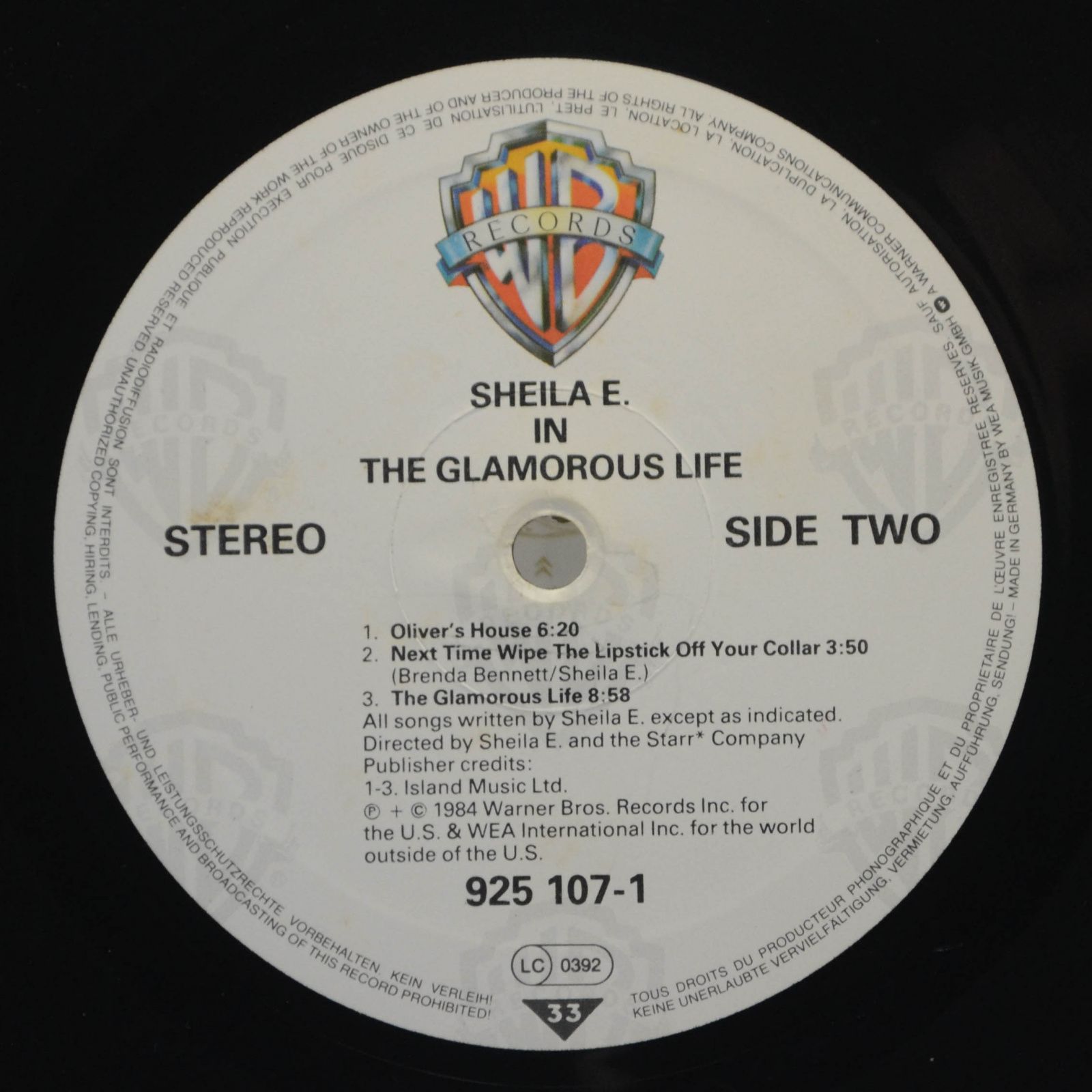 Sheila E. — In The Glamorous Life, 1984