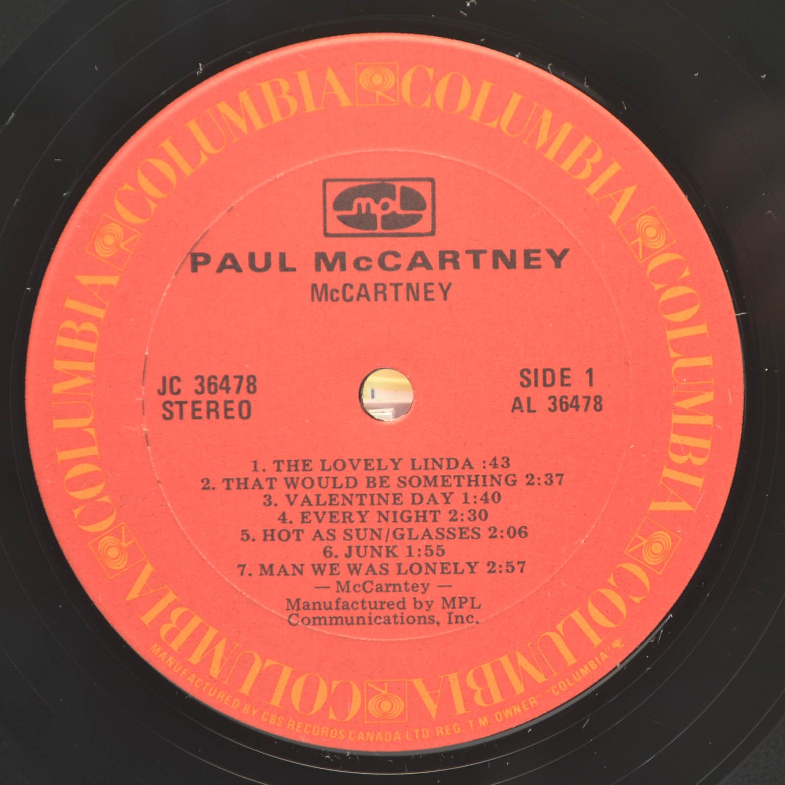 McCartney — McCartney, 1970