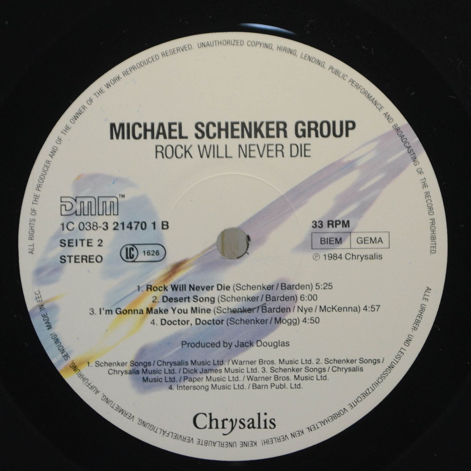 Michael Schenker Group — Rock Will Never Die, 1984