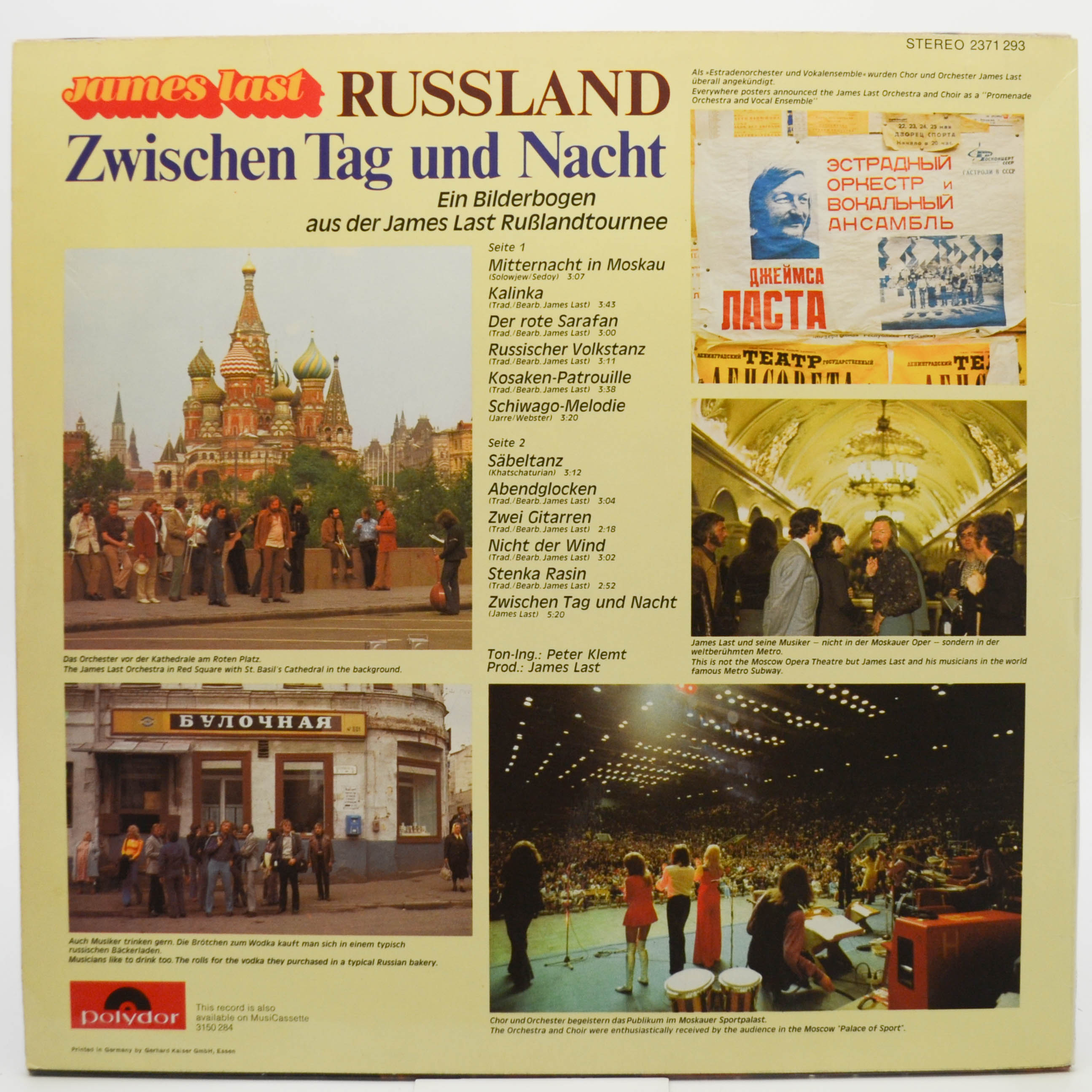 James Last — Russland (Zwischen Tag Und Nacht), 1972
