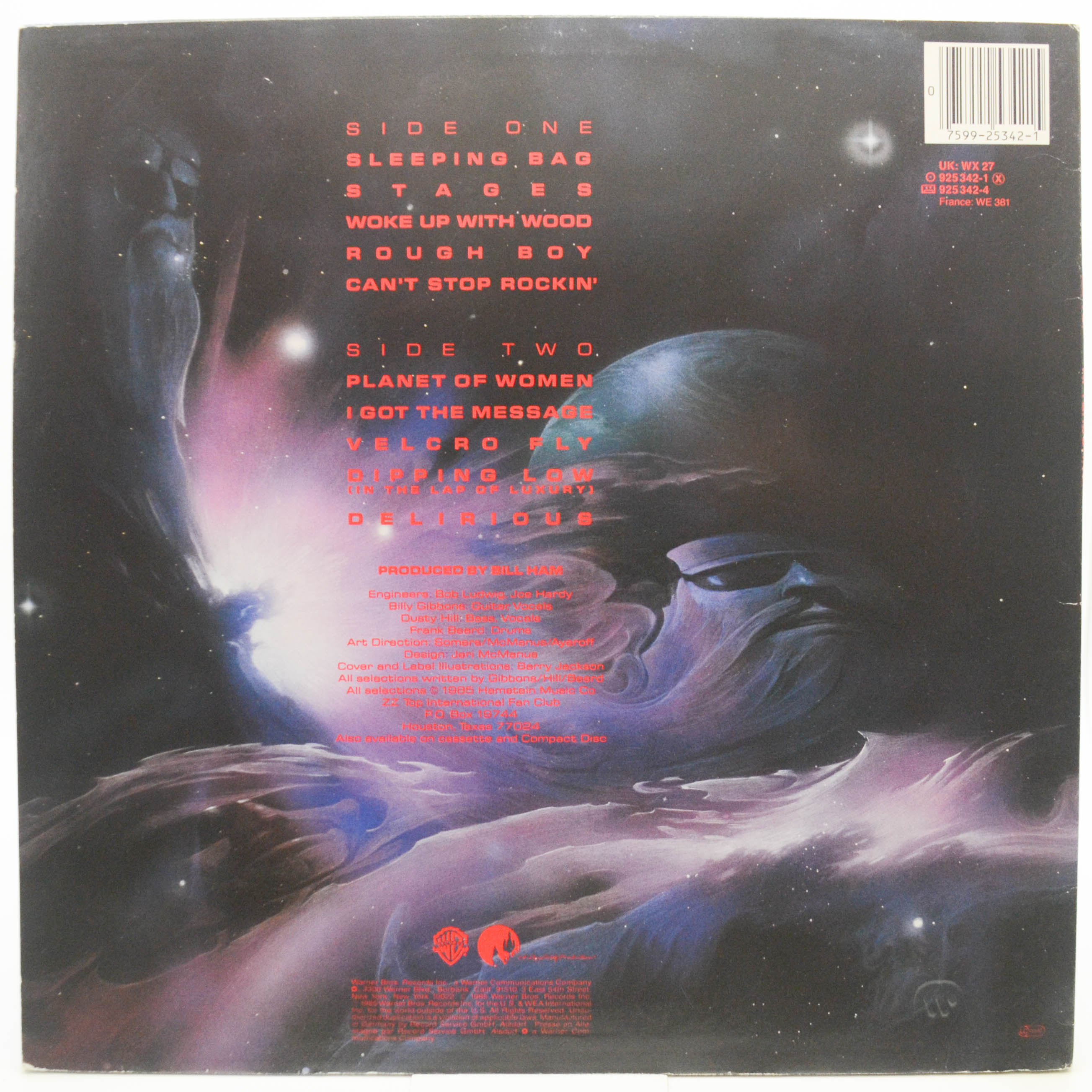 ZZ Top — Afterburner, 1985