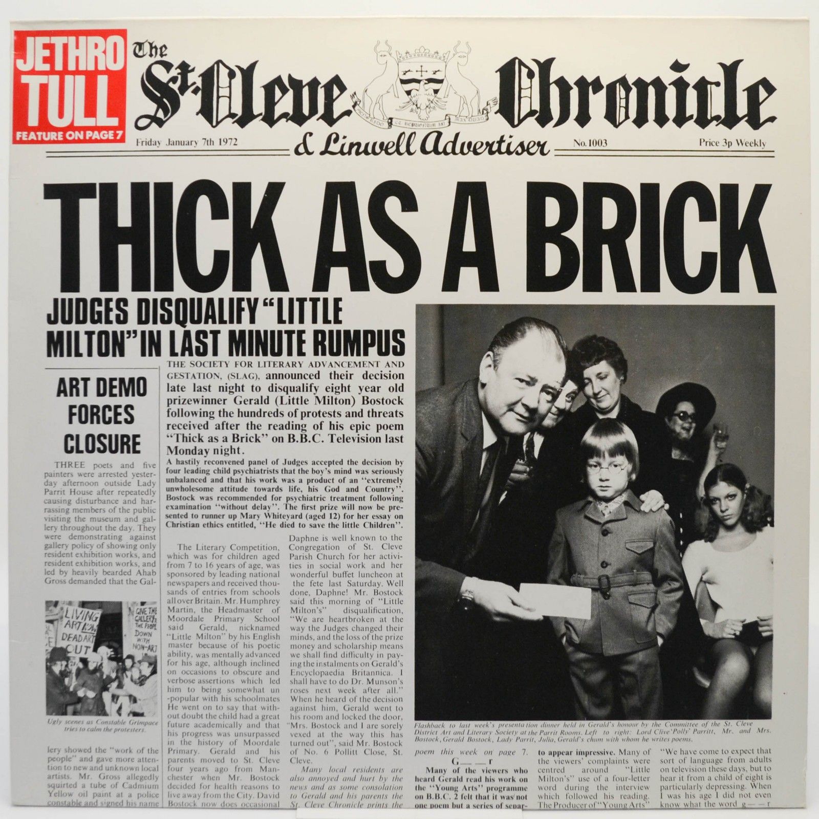 Jethro Tull — Thick As A Brick, 1972