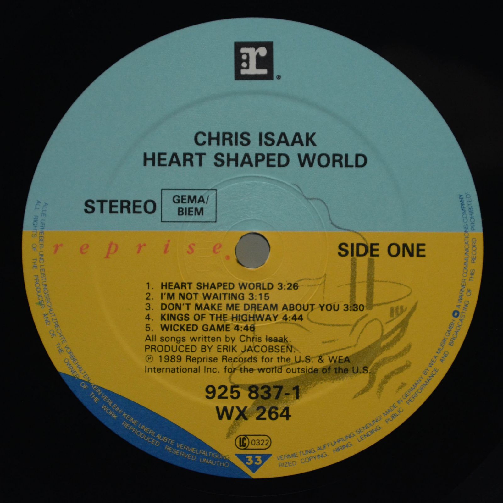 Chris Isaak — Heart Shaped World, 1989