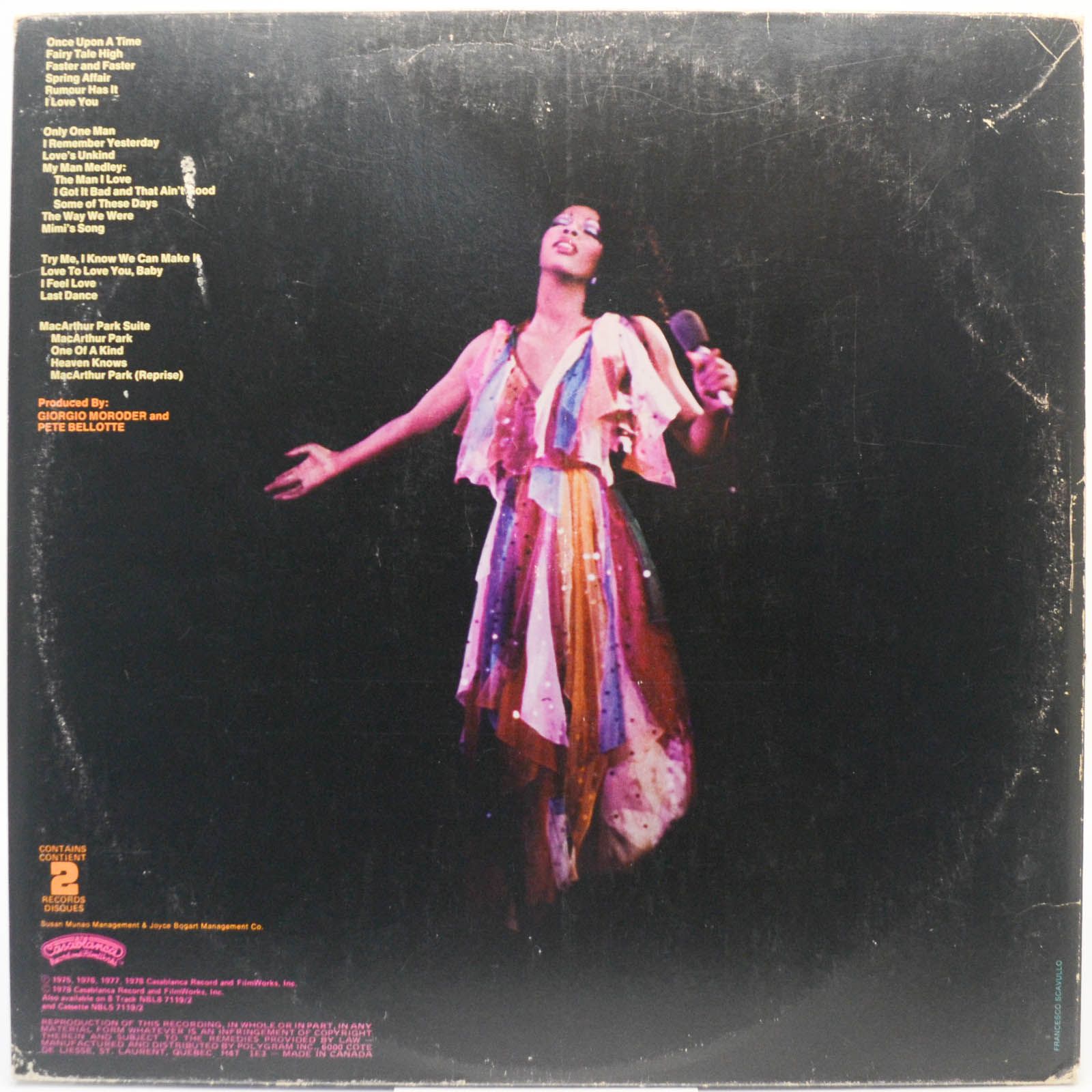 Donna Summer — Live And More (2LP), 1978