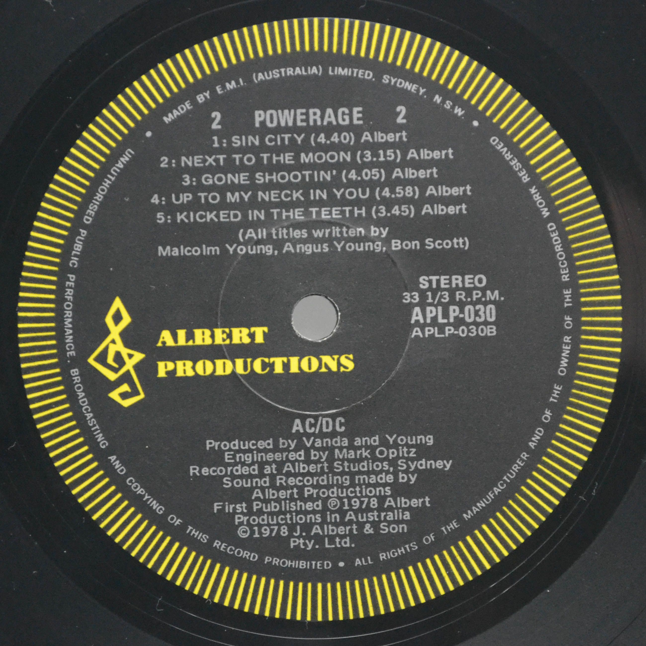 AC/DC — Powerage (Australia), 1979