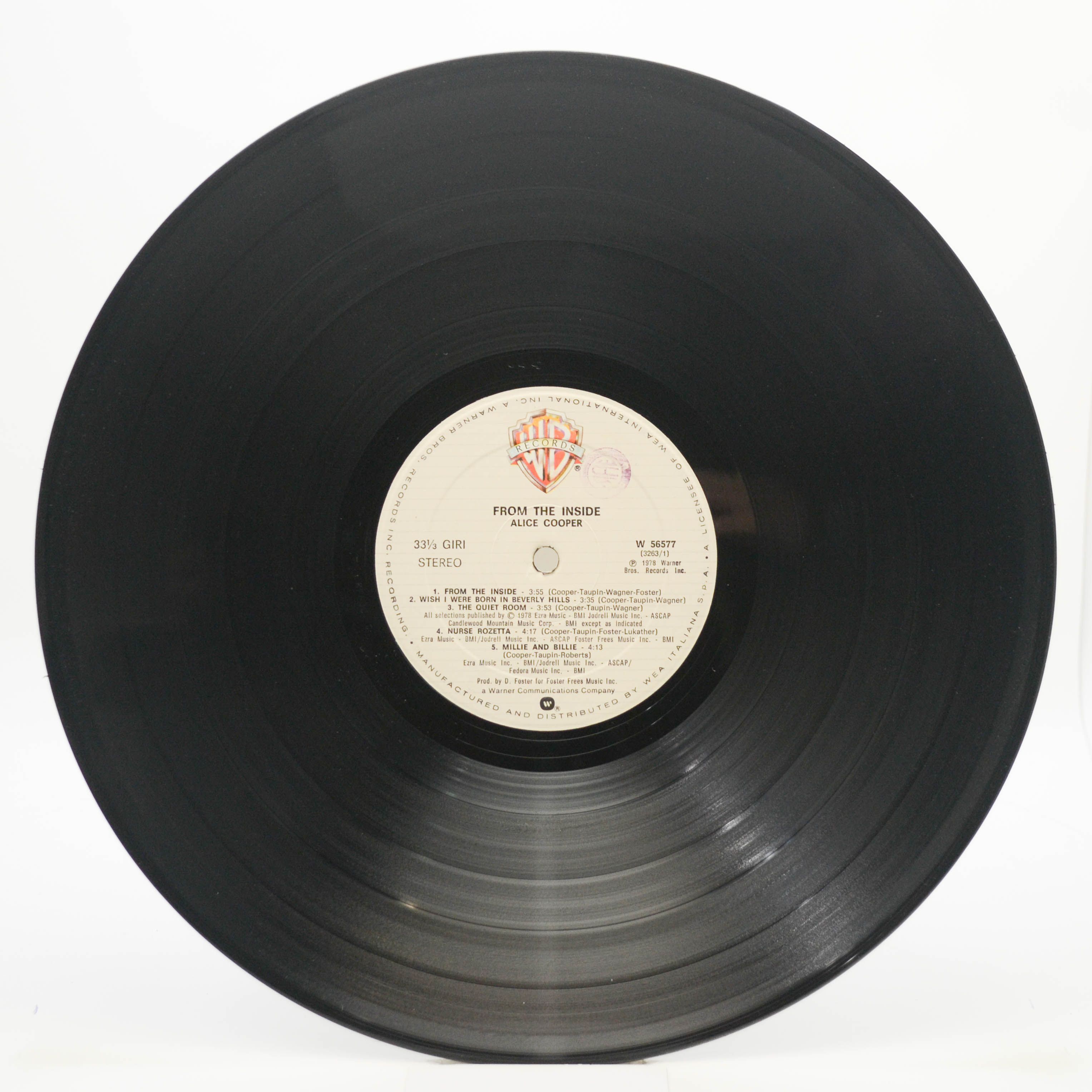 Alice Cooper — From The Inside, 1978