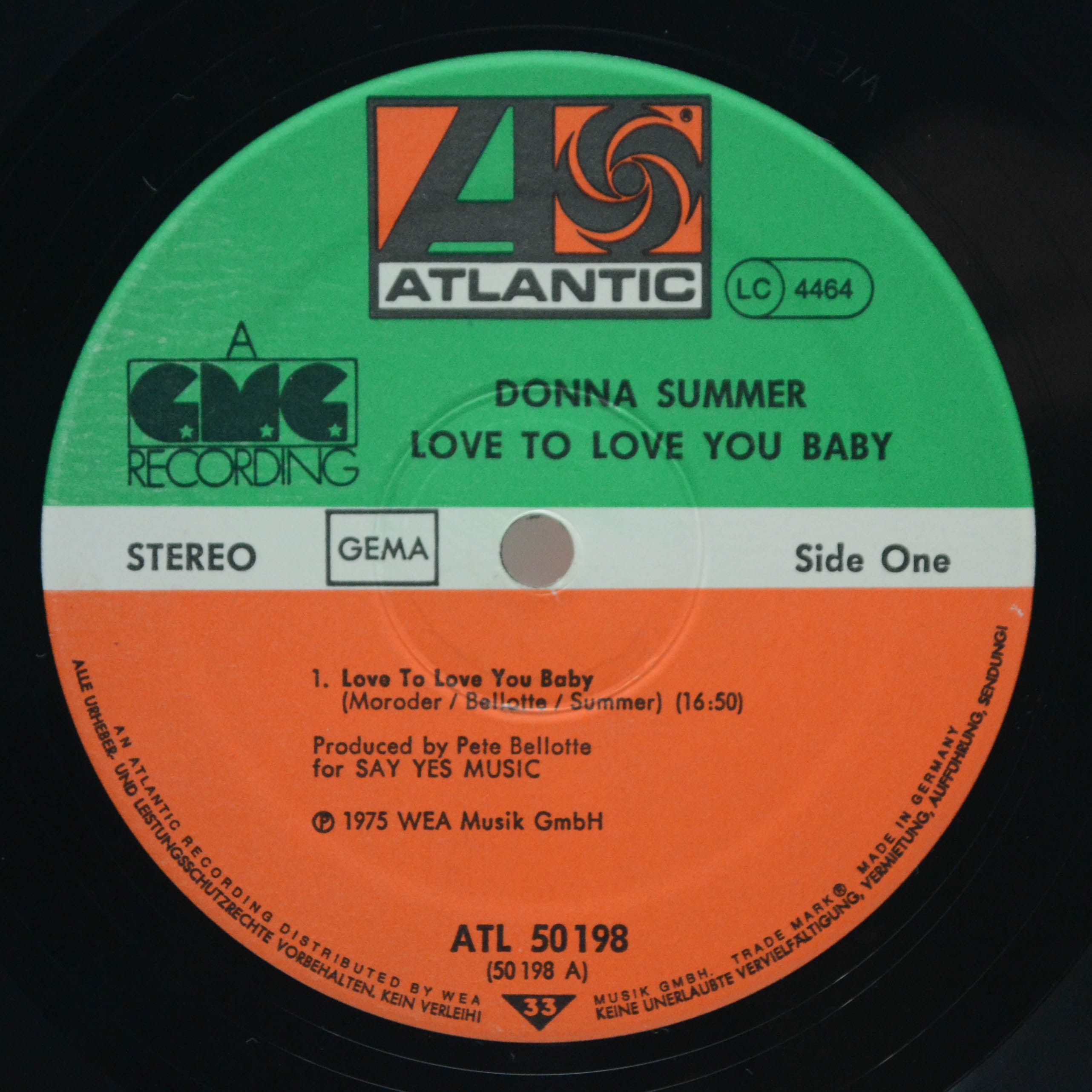 Donna Summer — Love To Love You Baby, 1975