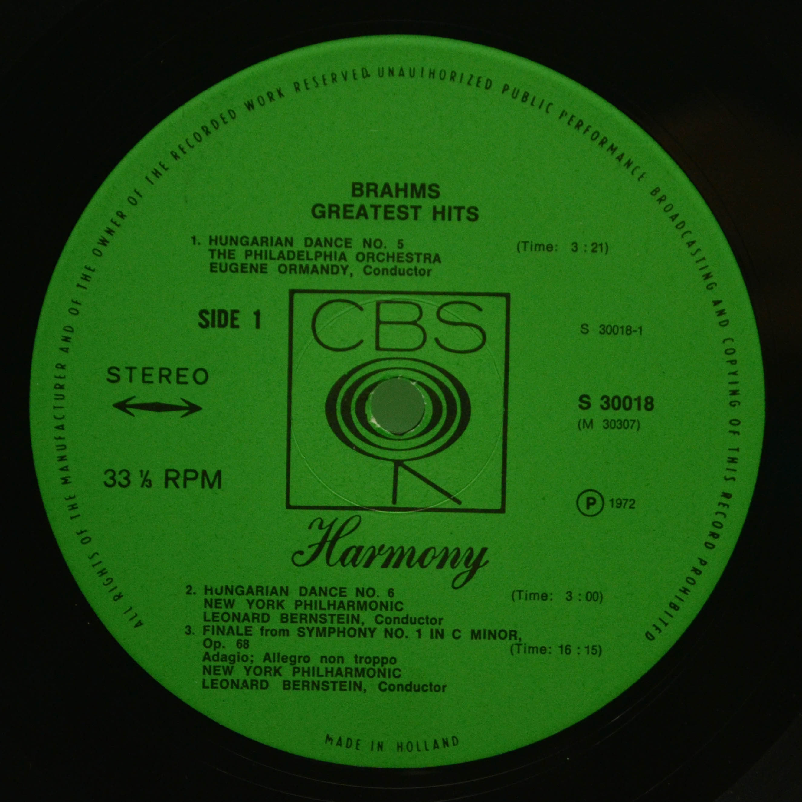 Brahms — Brahms' Greatest Hits, 1971