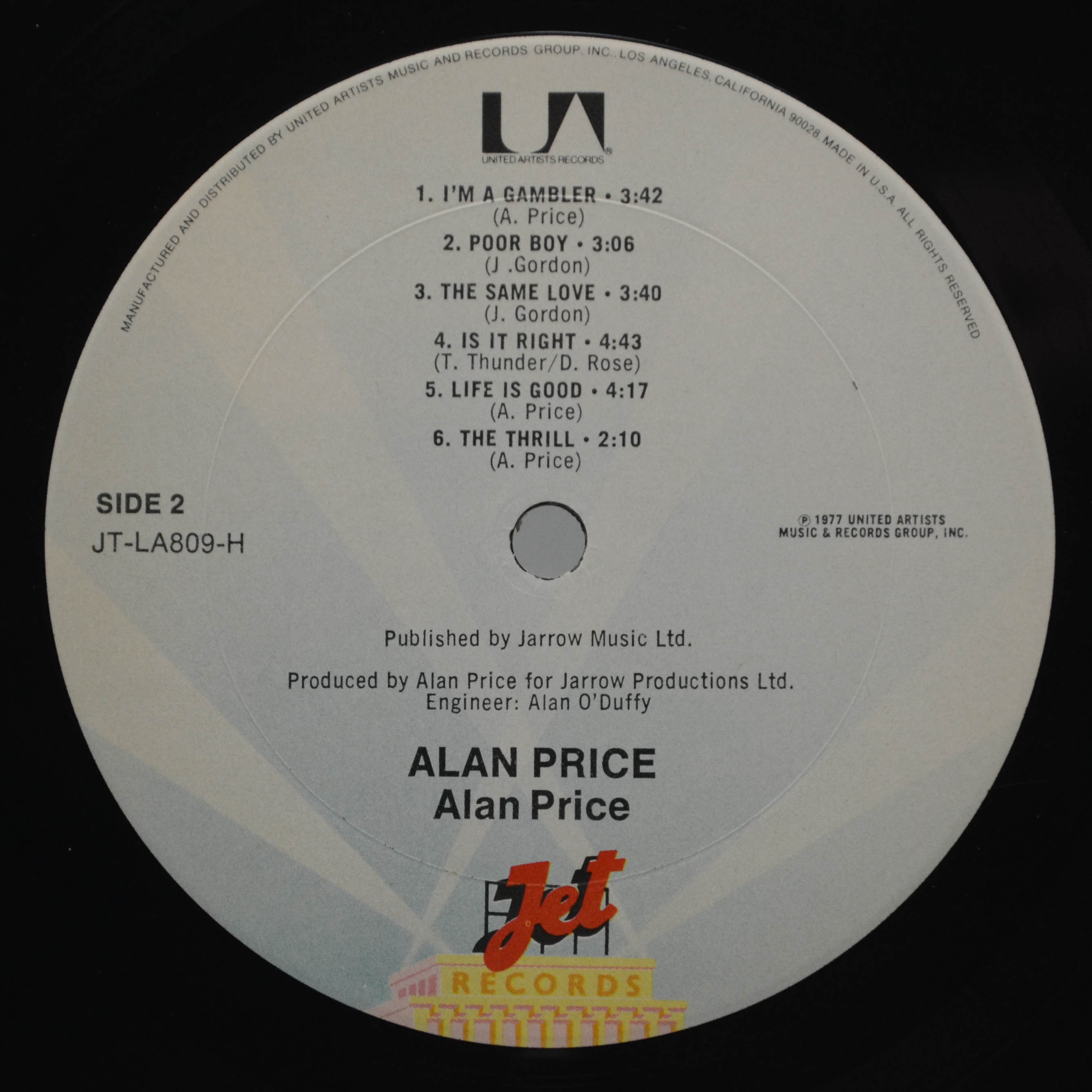 Alan Price — Alan Price, 1977