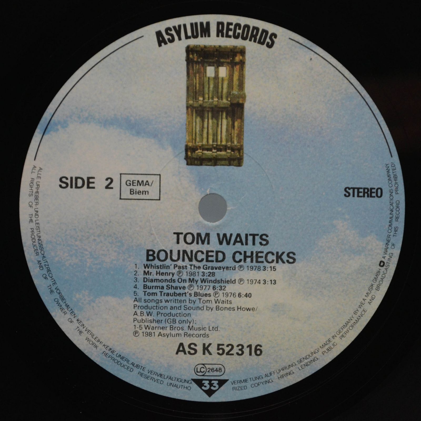 Tom Waits — Bounced Checks, 1981