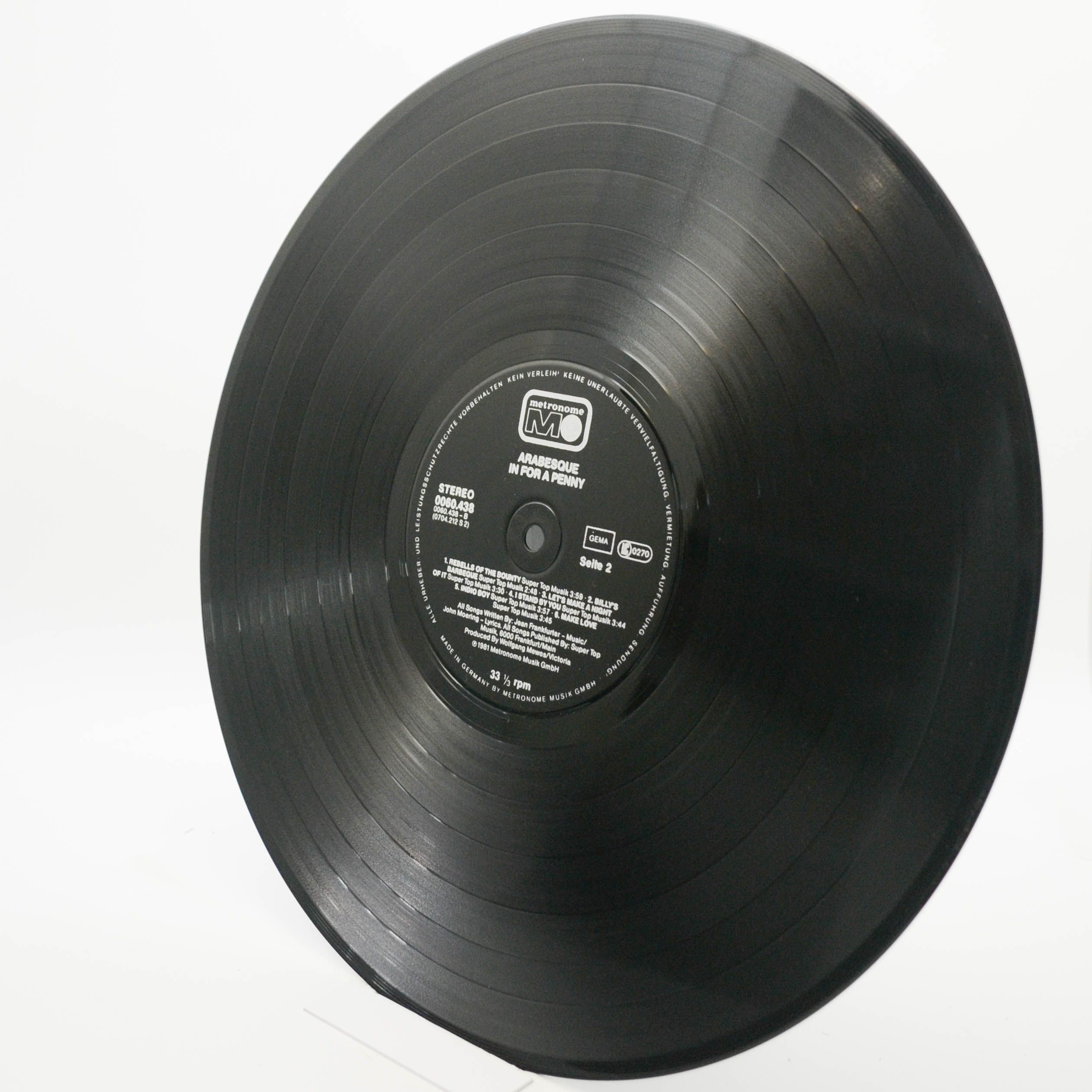 Arabesque — In For A Penny (1-st, Germany), 1981