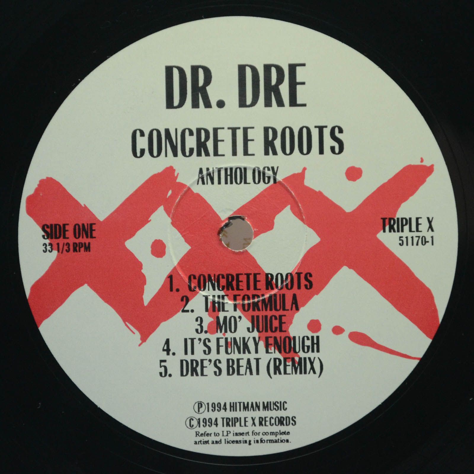 Dr. Dre — Concrete Roots (Anthology) (1-st, USA), 1994