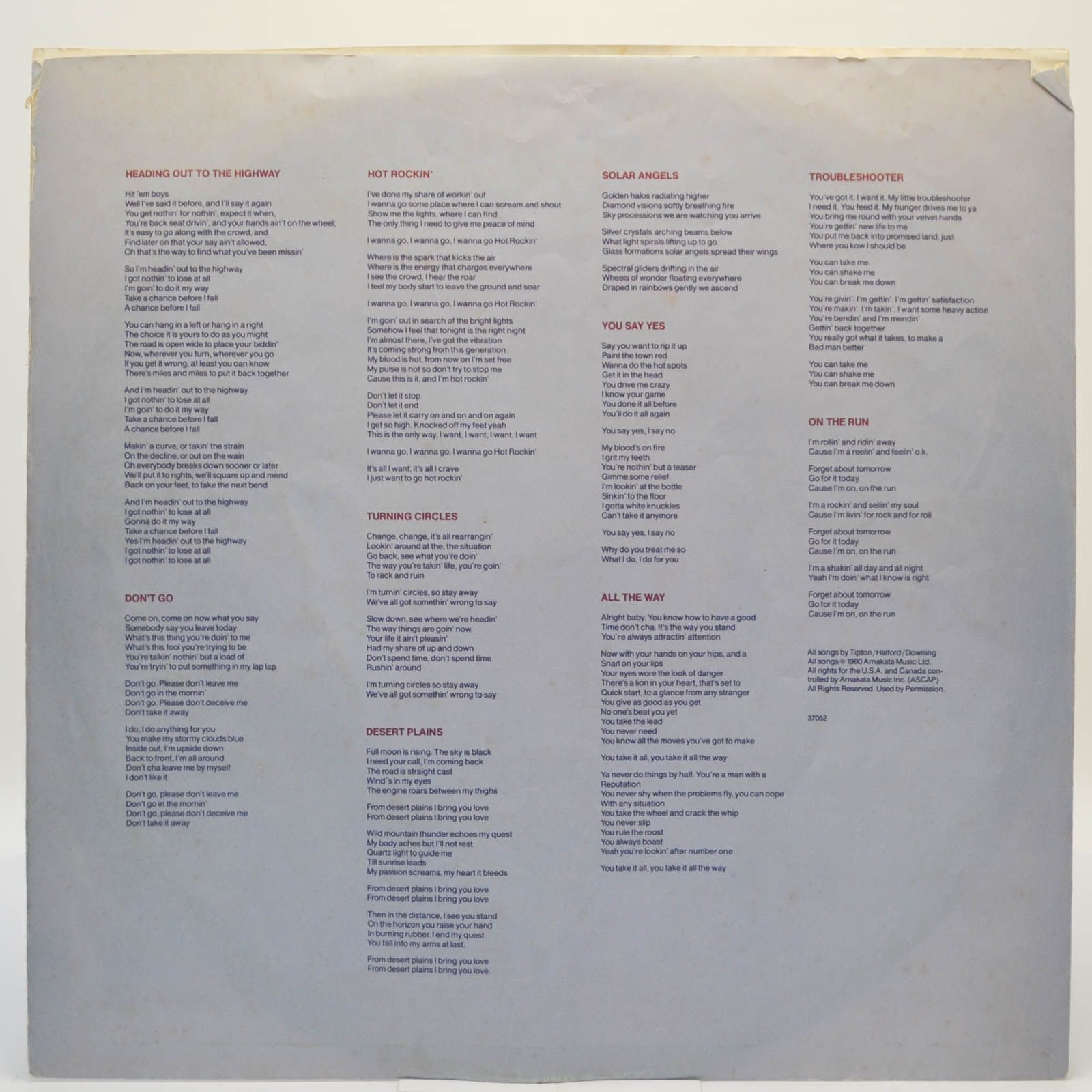 Judas Priest — Point Of Entry (USA), 1981