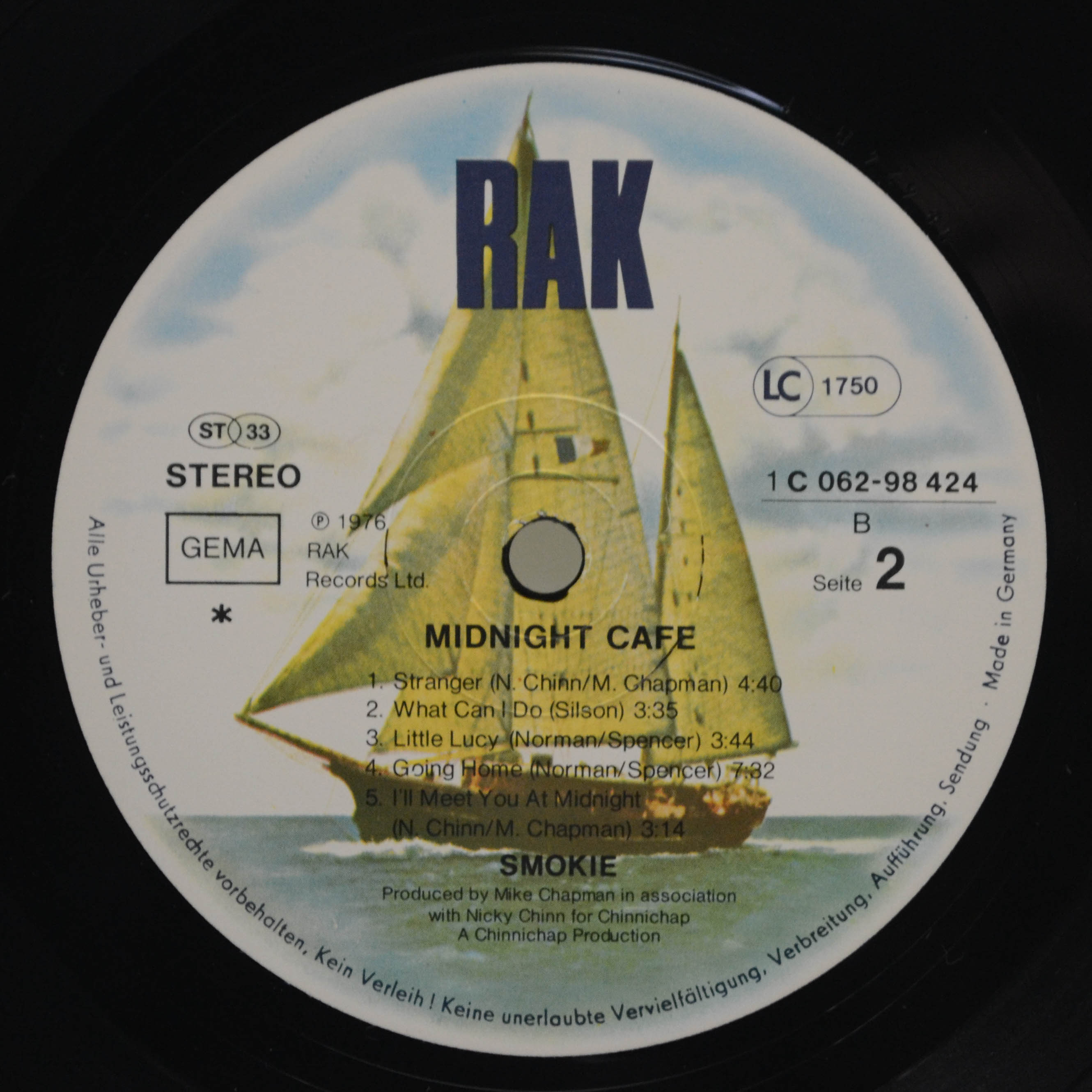 Smokie — Midnight Café, 1976