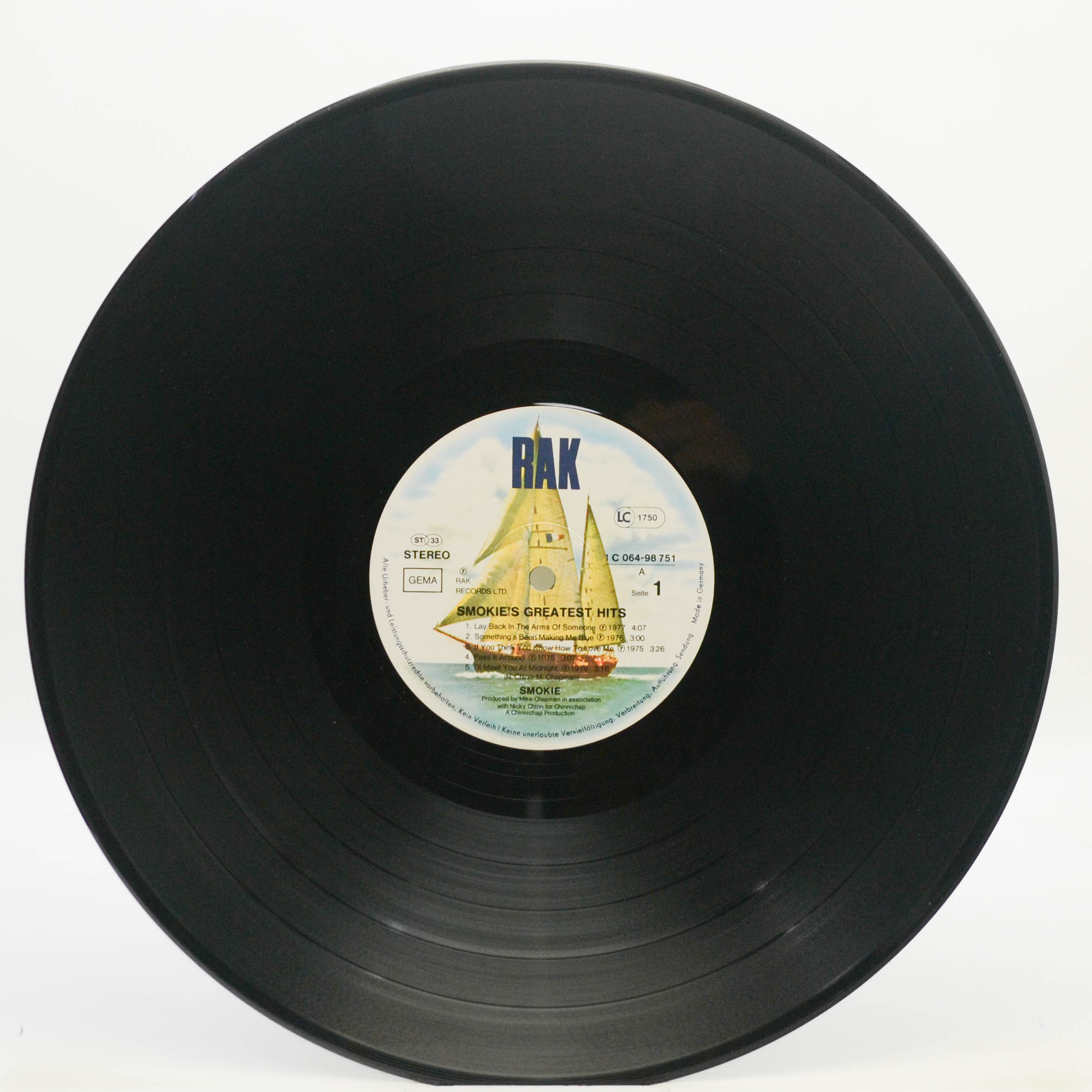 Виниловая пластинка Smokie — Greatest Hits, 1977