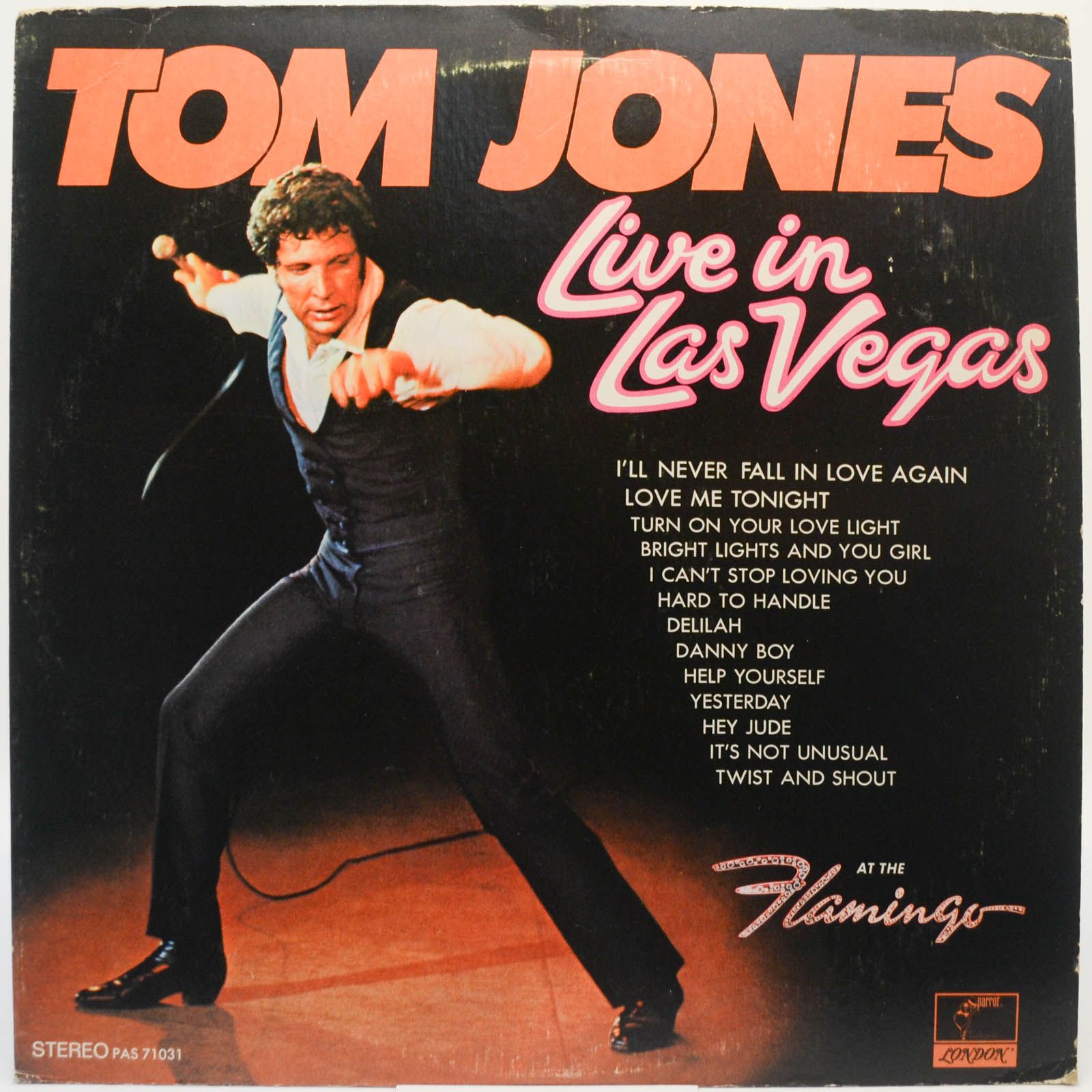 Tom Jones — Live In Las Vegas (USA), 1969