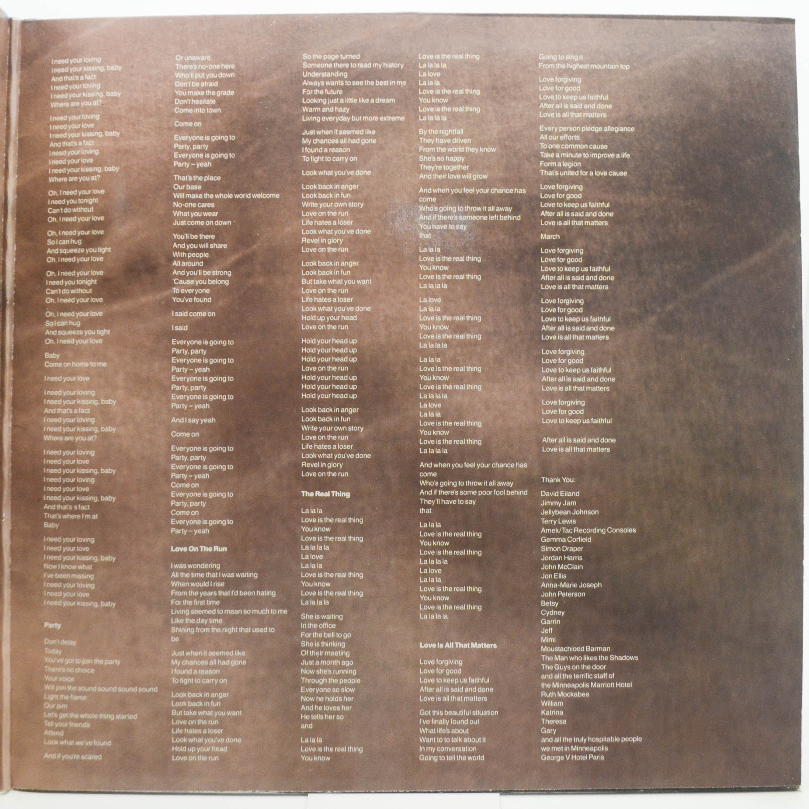 Human League — Crash, 1986