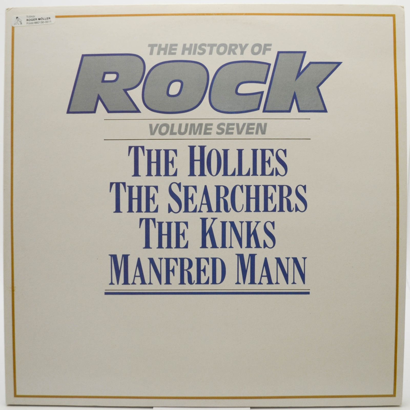 Hollies / Searchers / Kinks / Manfred Mann — The History Of Rock (Volume Seven) (2LP, UK), 1982