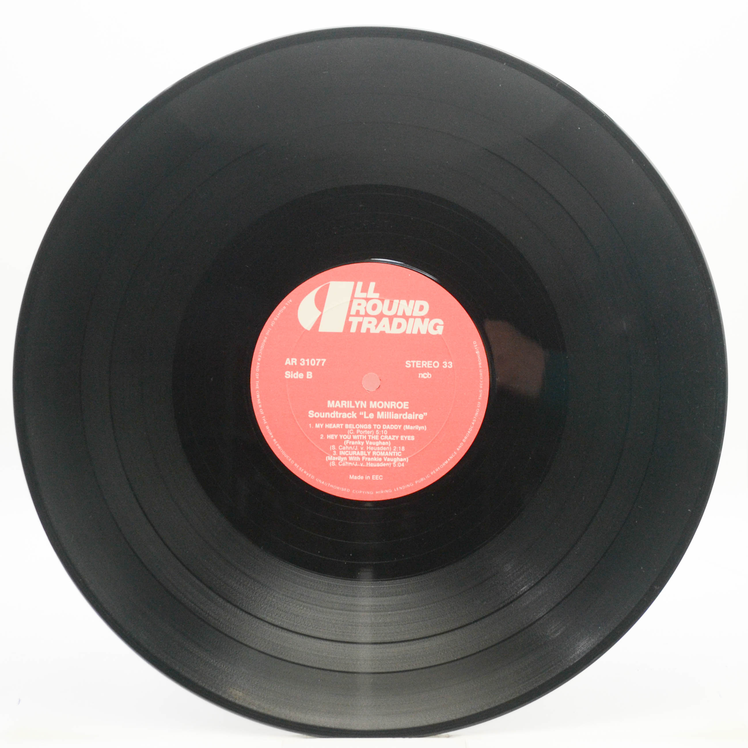 Виниловая пластинка Marilyn Monroe — The Latest Blonde (Original Picture Soundtrack 'Let's Make Love'), 1960