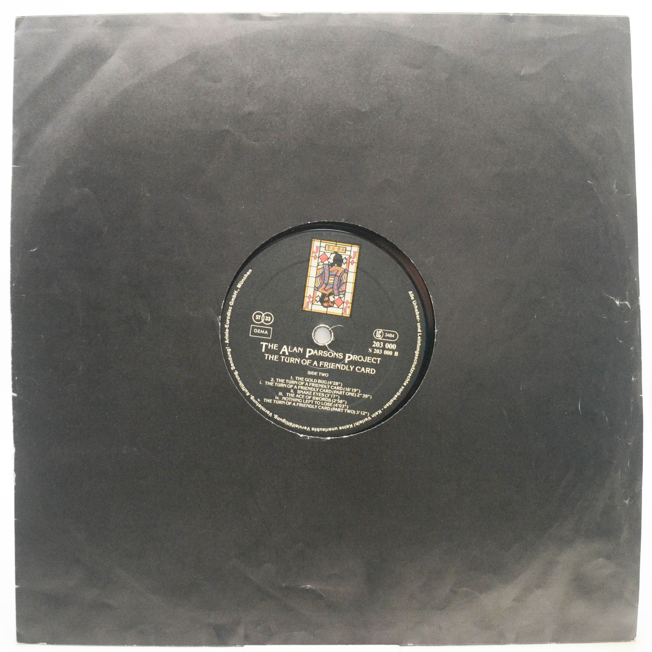 Alan Parsons Project — The Turn Of A Friendly Card, 1981