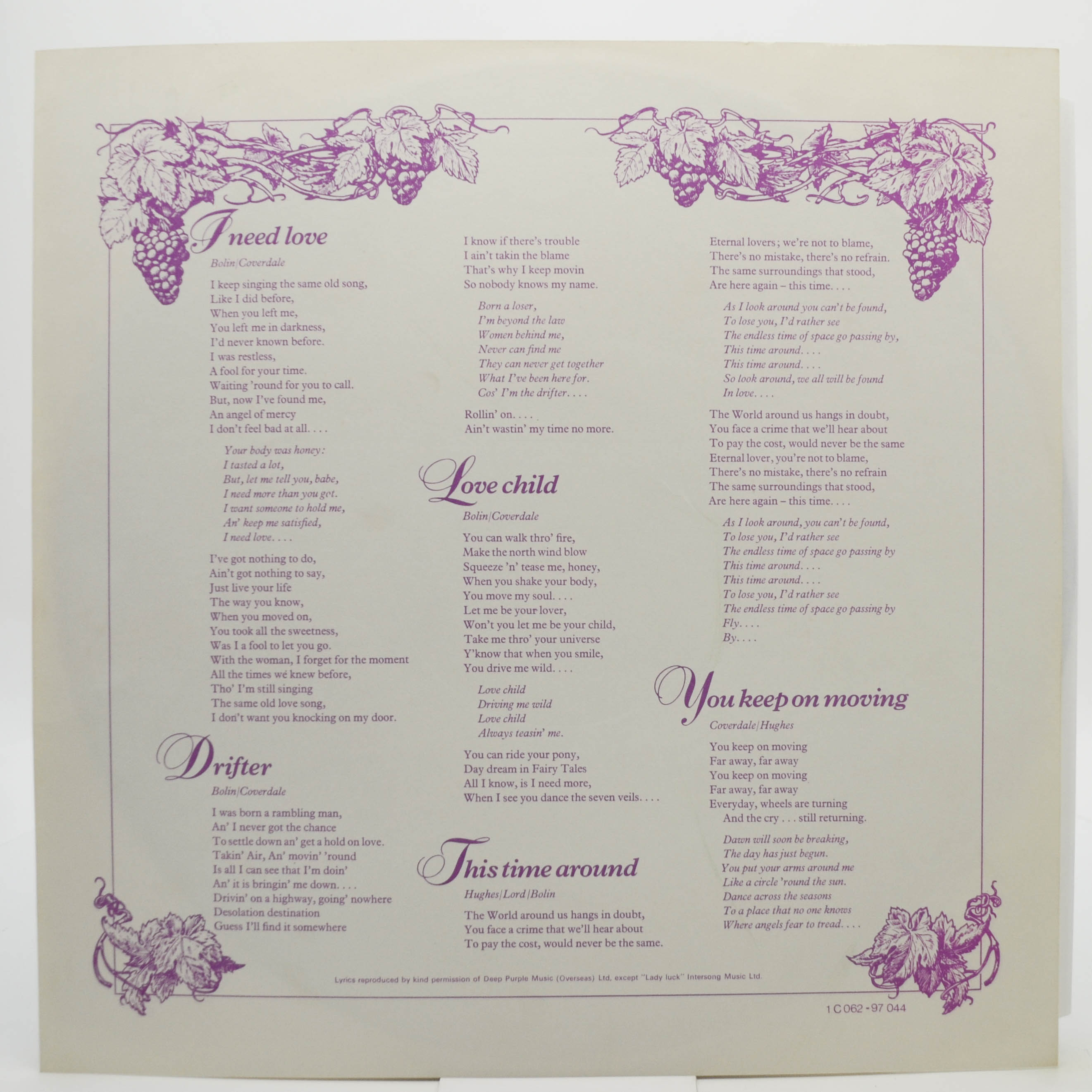 Deep Purple — Come Taste The Band, 1975