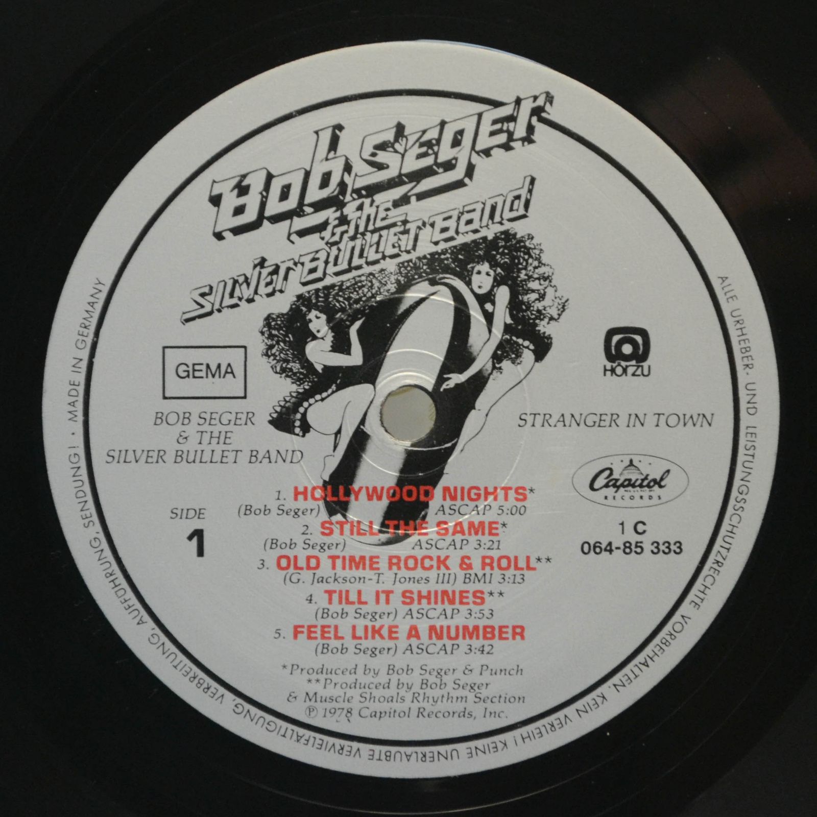 Bob Seger & The Silver Bullet Band — Stranger In Town, 1978