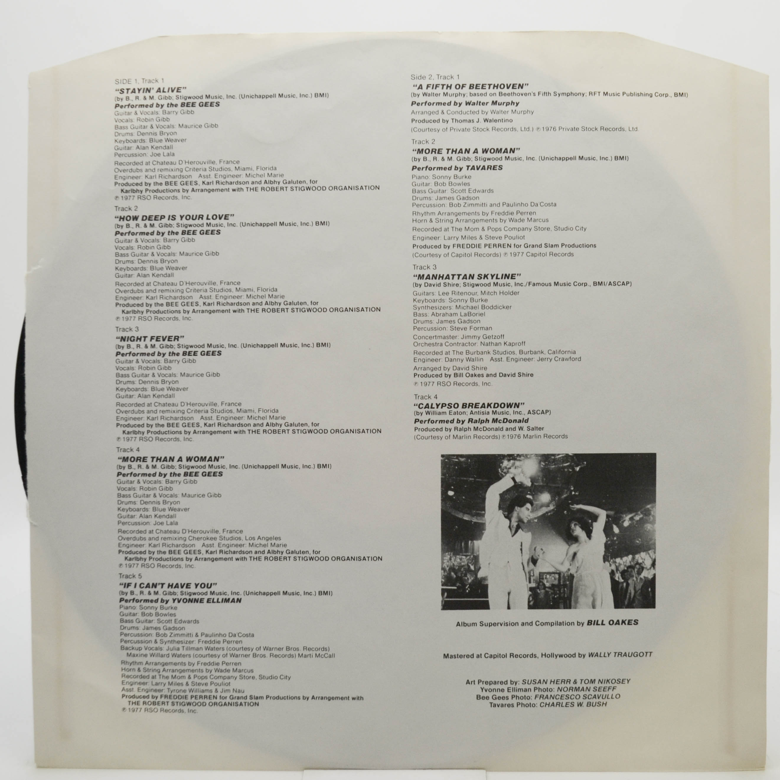 Various — Saturday Night Fever (The Original Movie Sound Track) (2LP), 1978